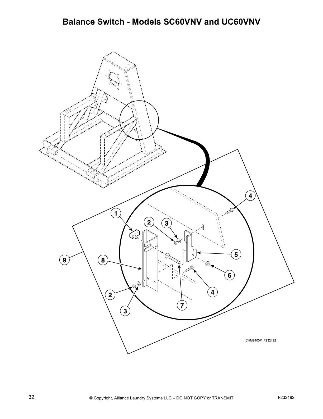 Balance Switch - Models SC60VNV and UC60VNV