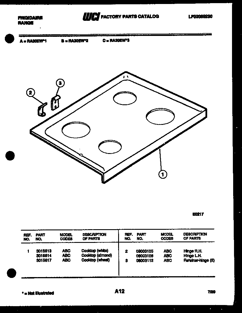 03 - COOKTOP PARTS