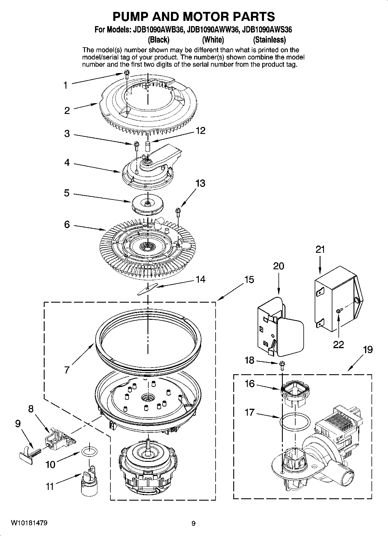 08 - PUMP AND MOTOR PARTS