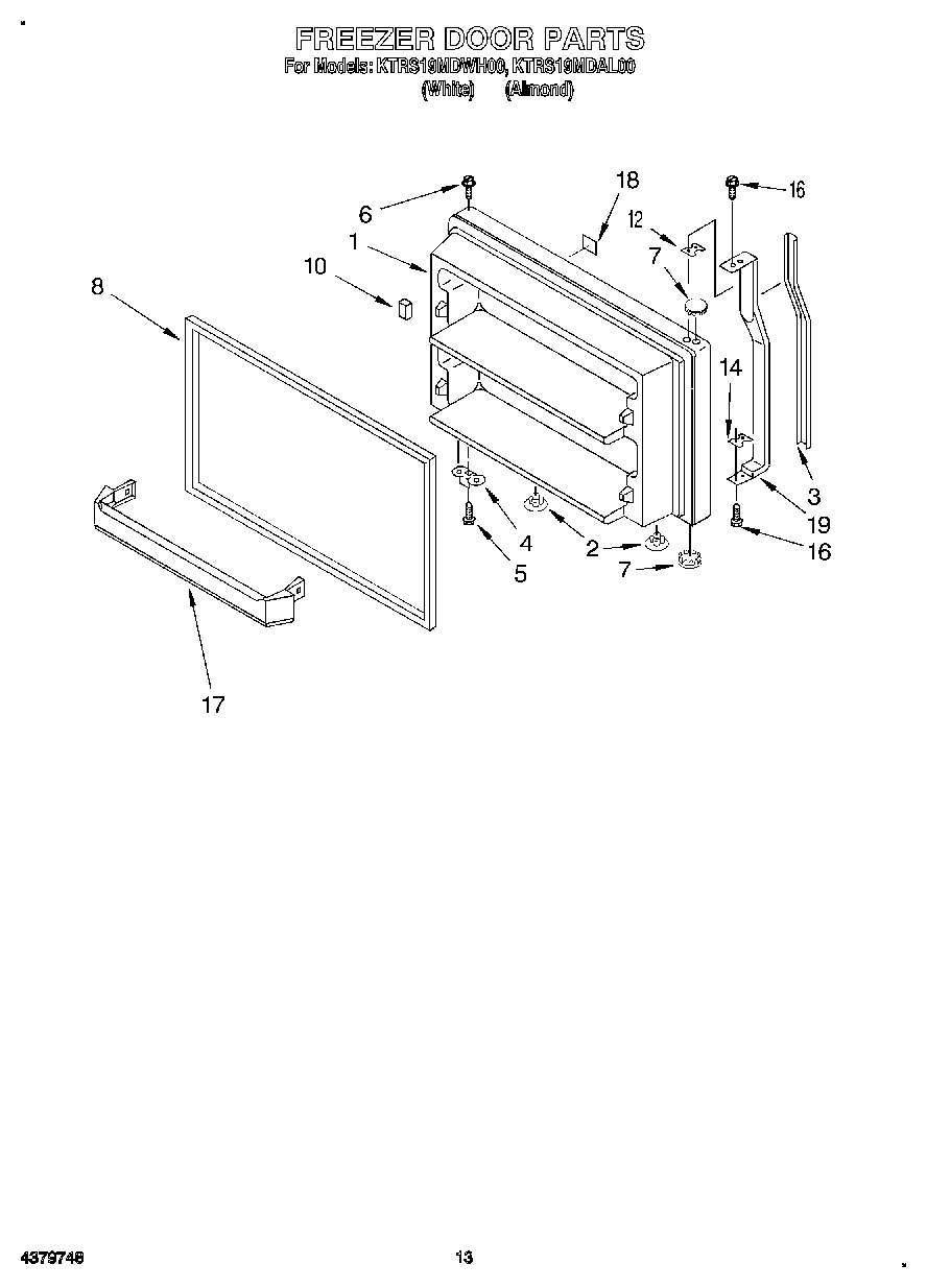 07 - FREEZER DOOR, LIT/OPTIONAL