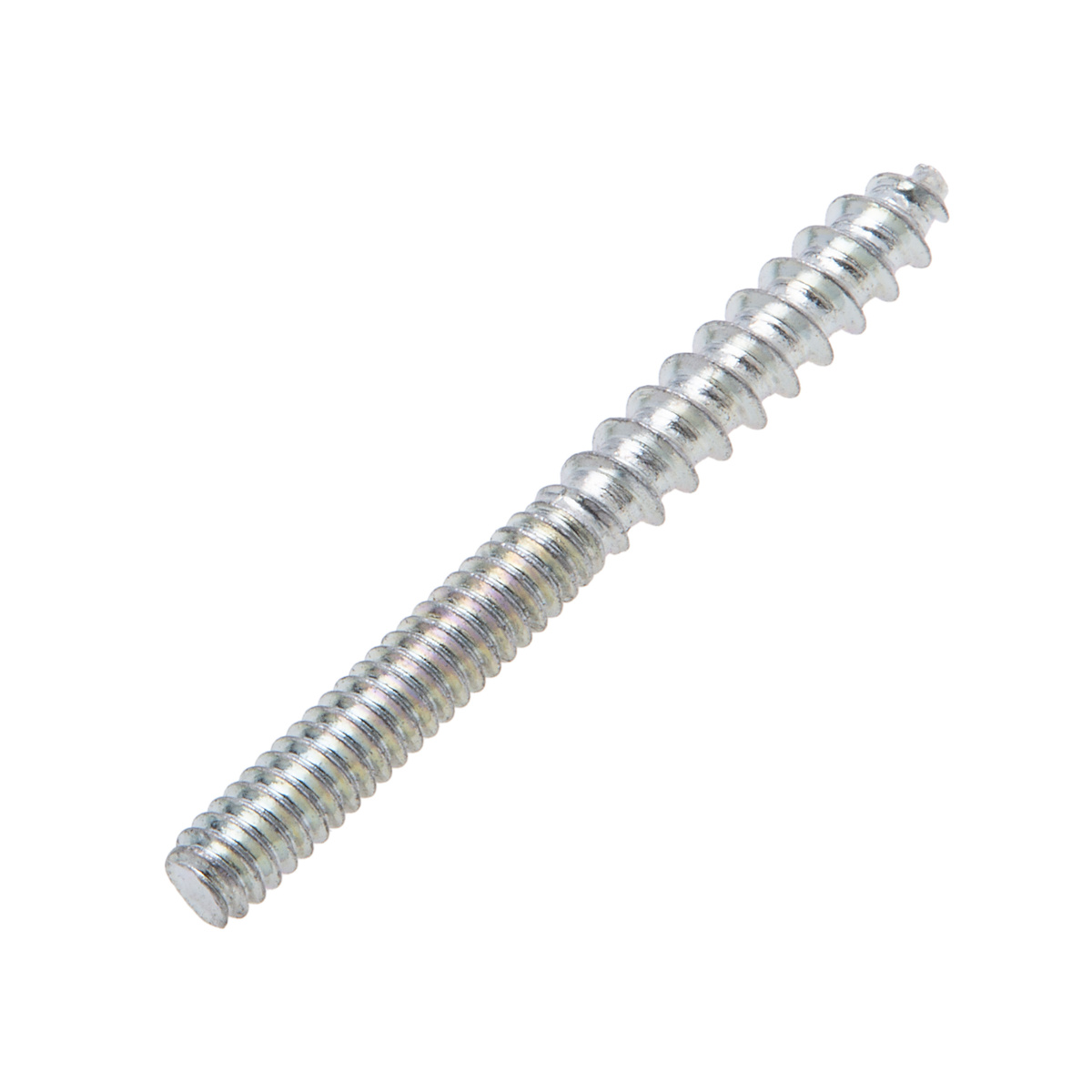 50 Hanger Bolts 3/8 X 3 Inch - Zinc Plated Steel Fasteners For Wood & Metal