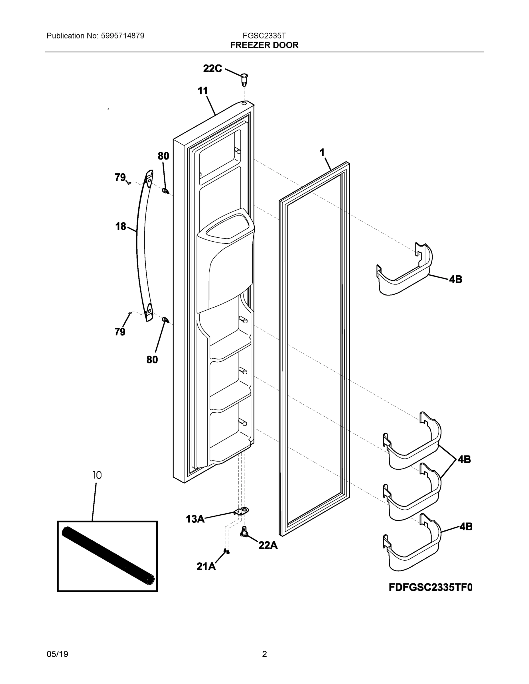 02 - FREEZER DOOR