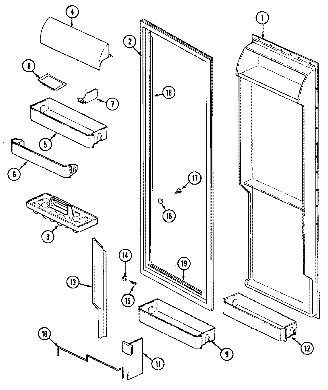 05 - FRESH FOOD INNER DOOR