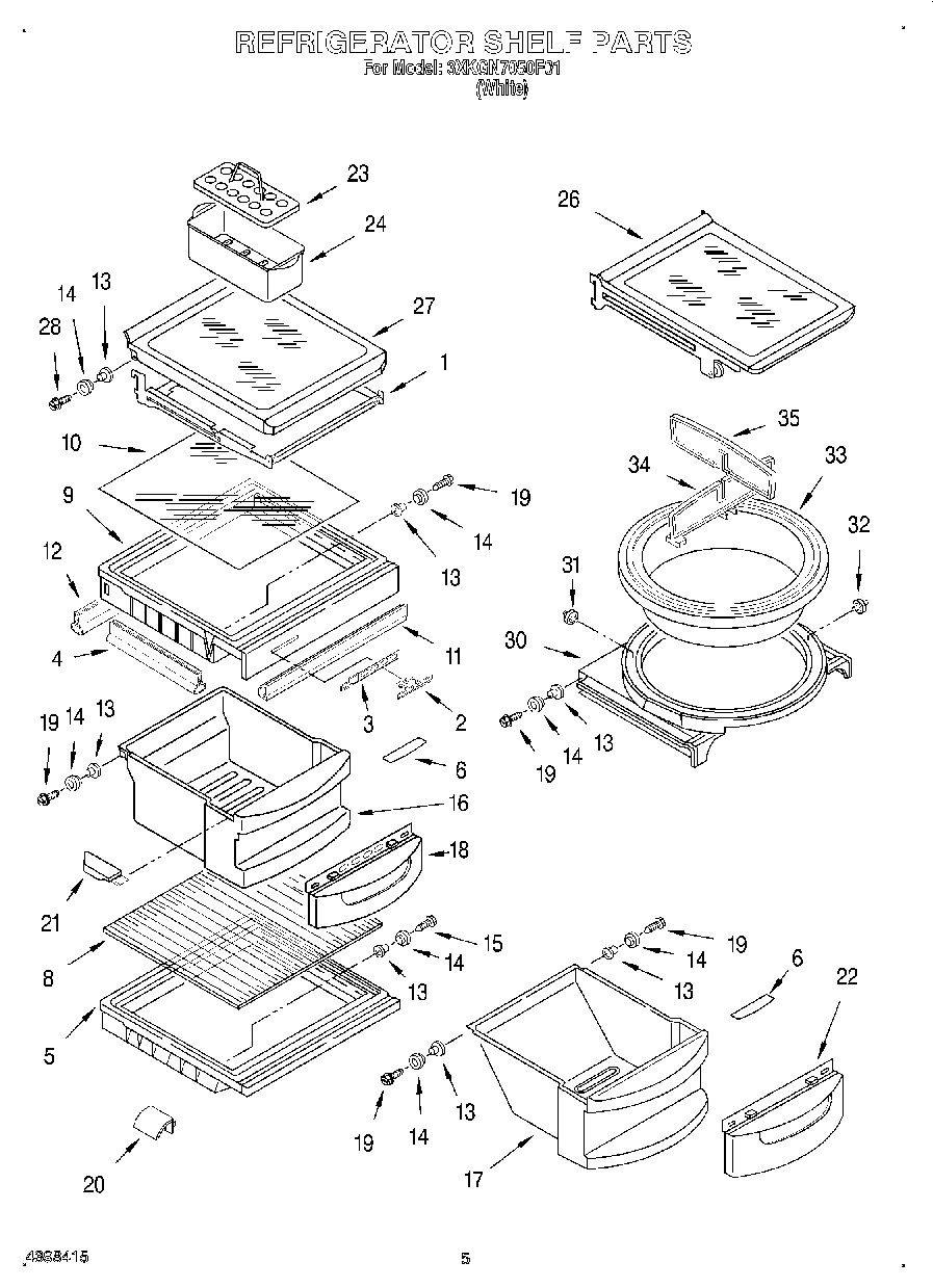 04 - REFRIGERATOR SHELF