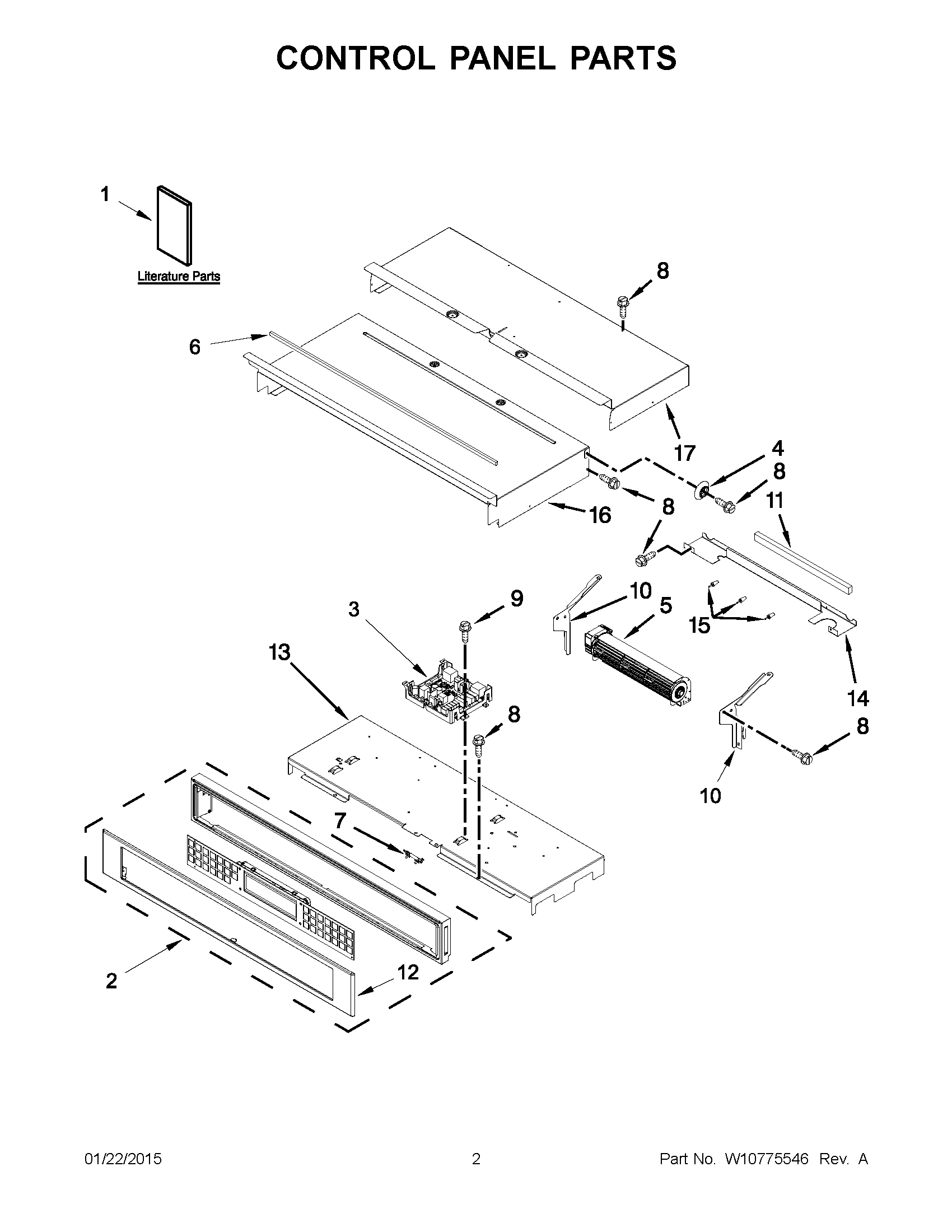 02 - CONTROL PANEL PARTS