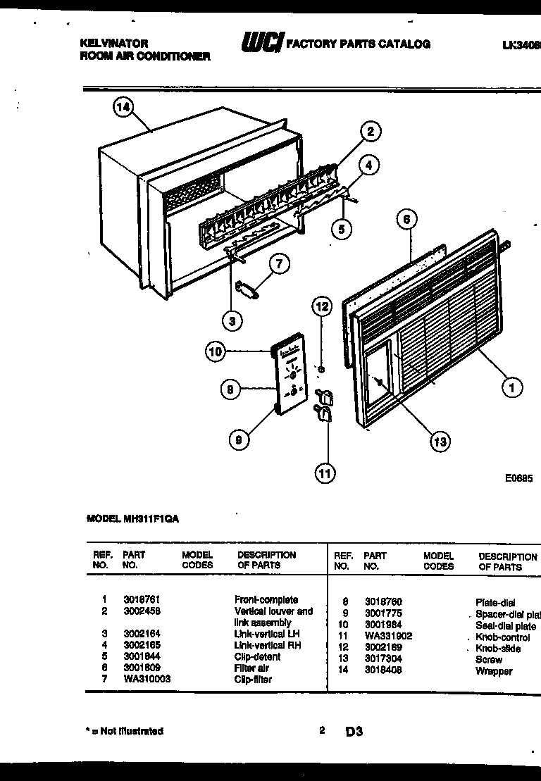 02 - CABINET PARTS