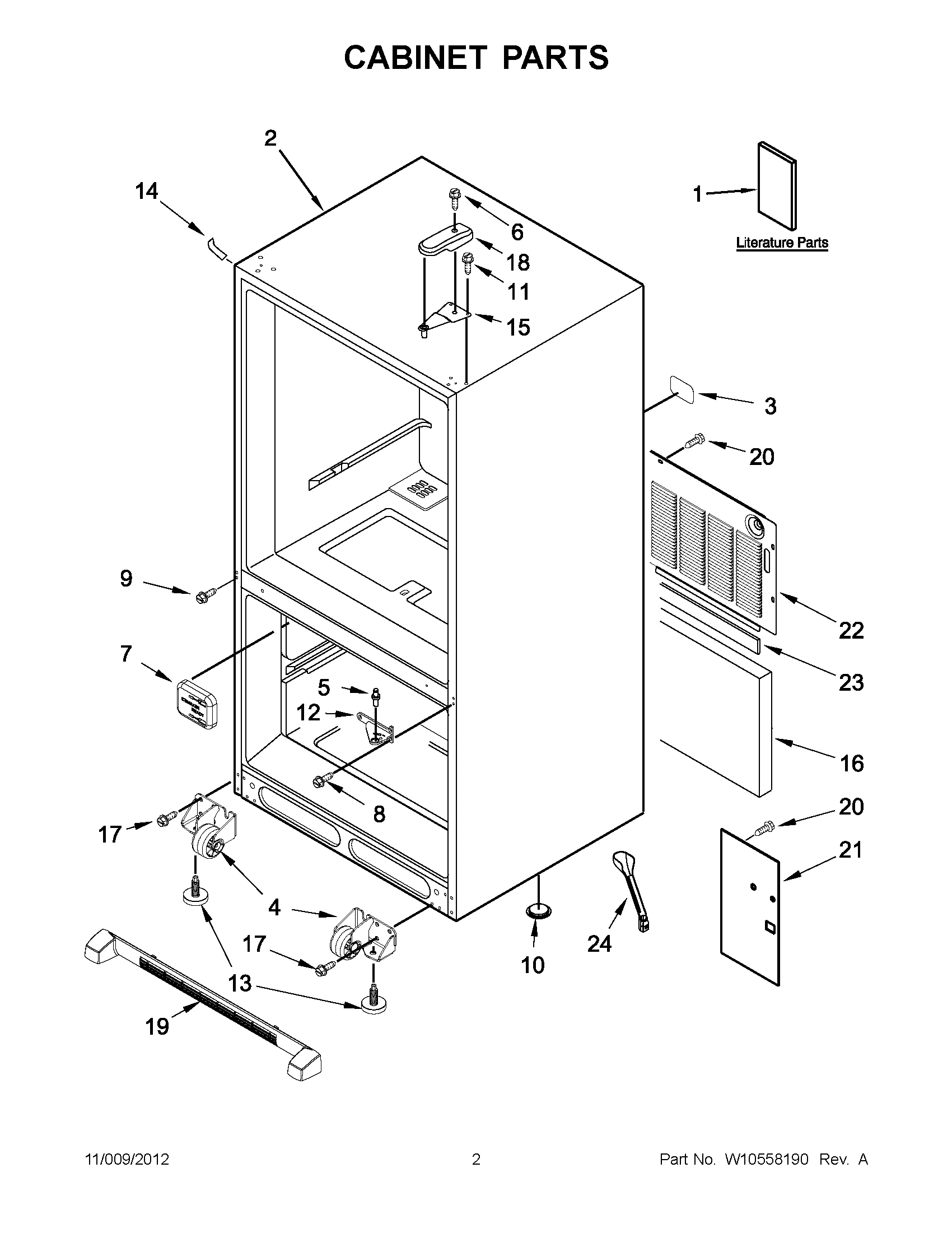 01 - CABINET PARTS