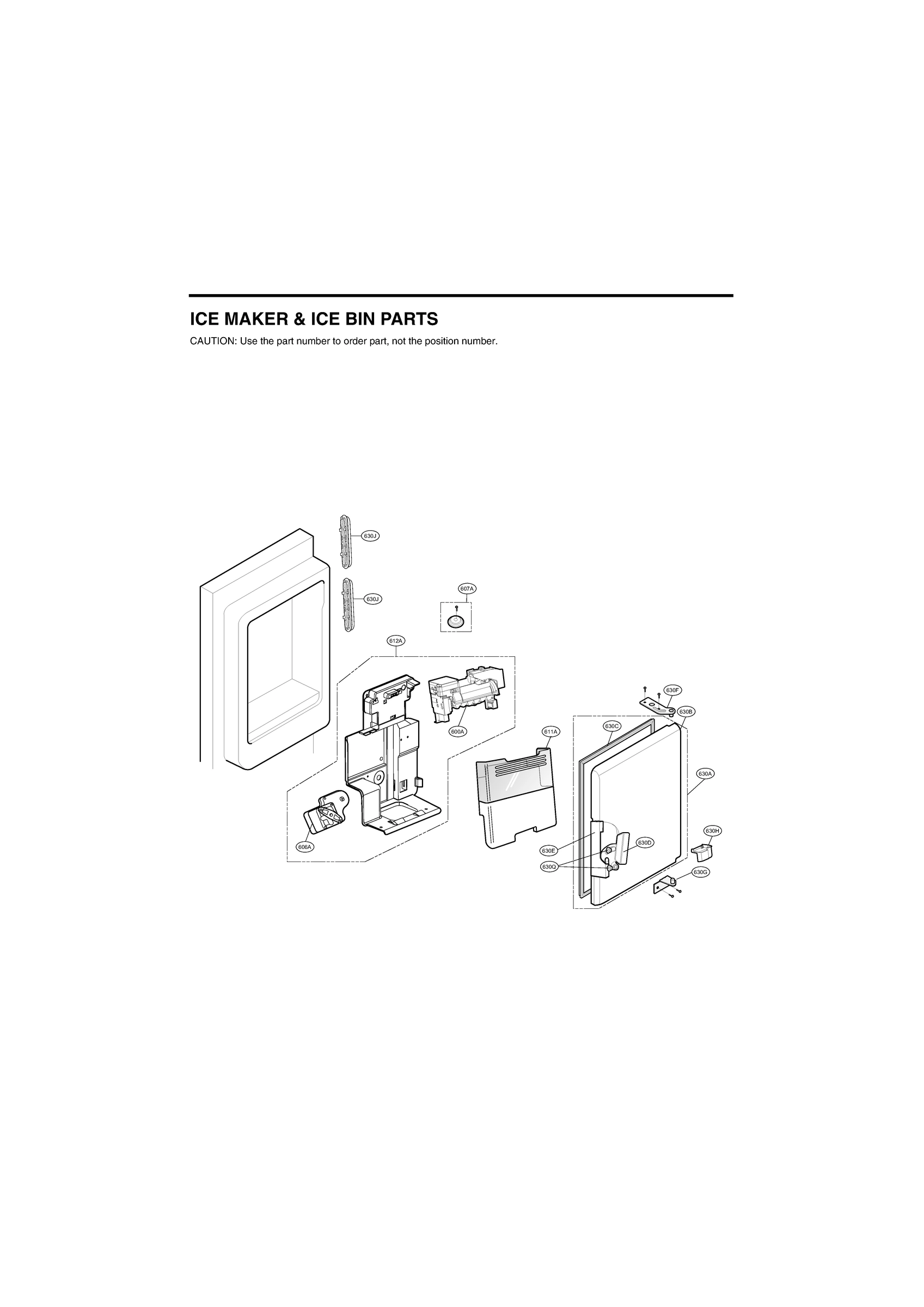 ICEMAKER & ICE BIN PARTS