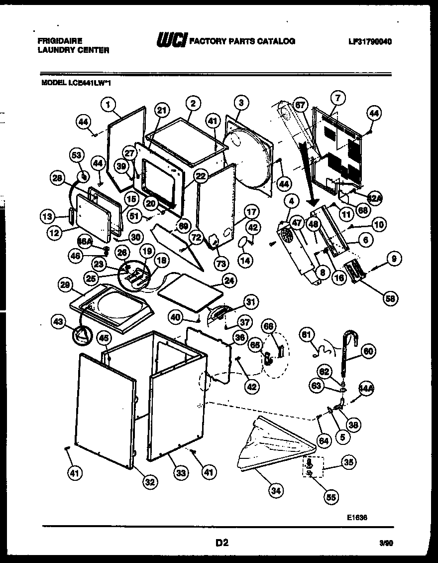 02 - CABINET PARTS AND HEATER