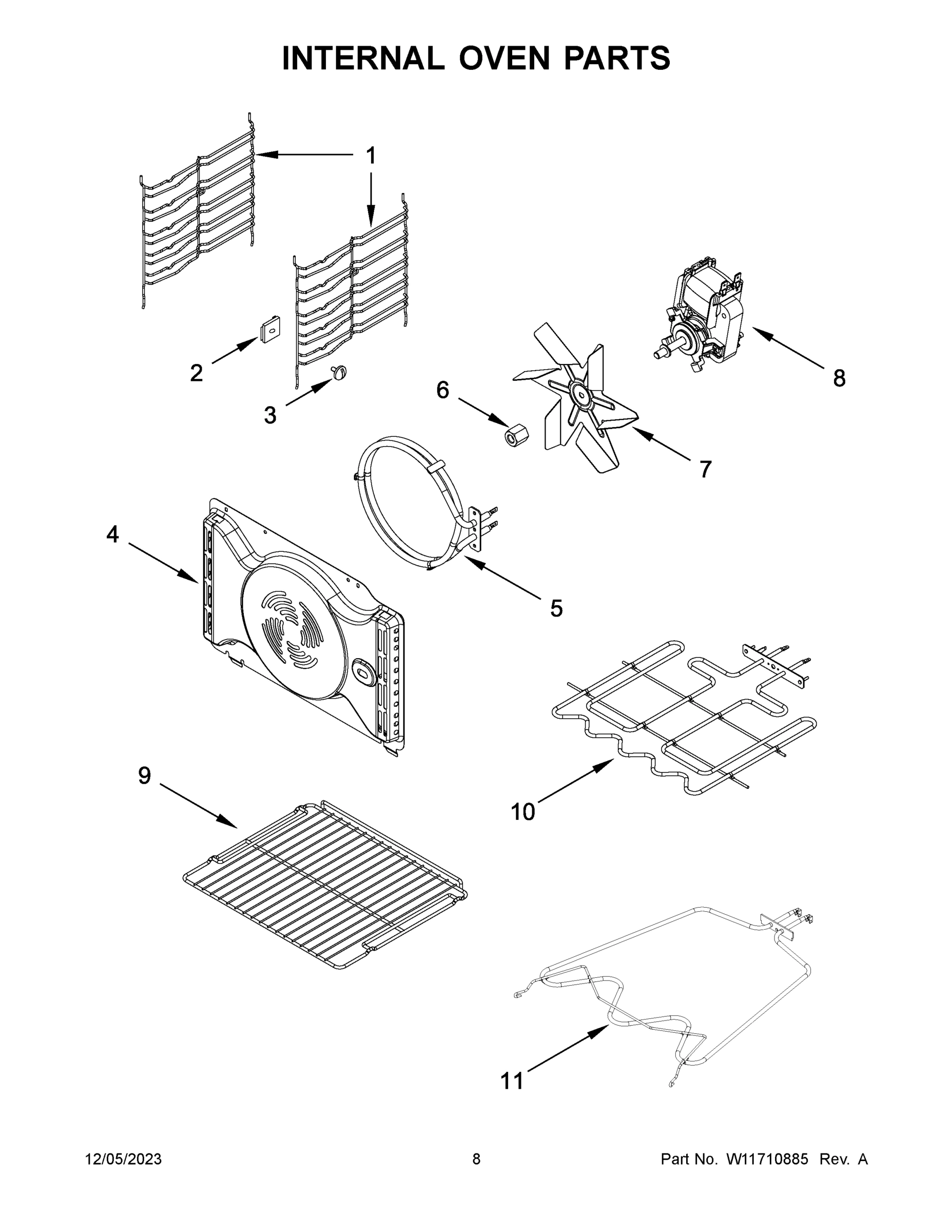 05 - INTERNAL OVEN PARTS