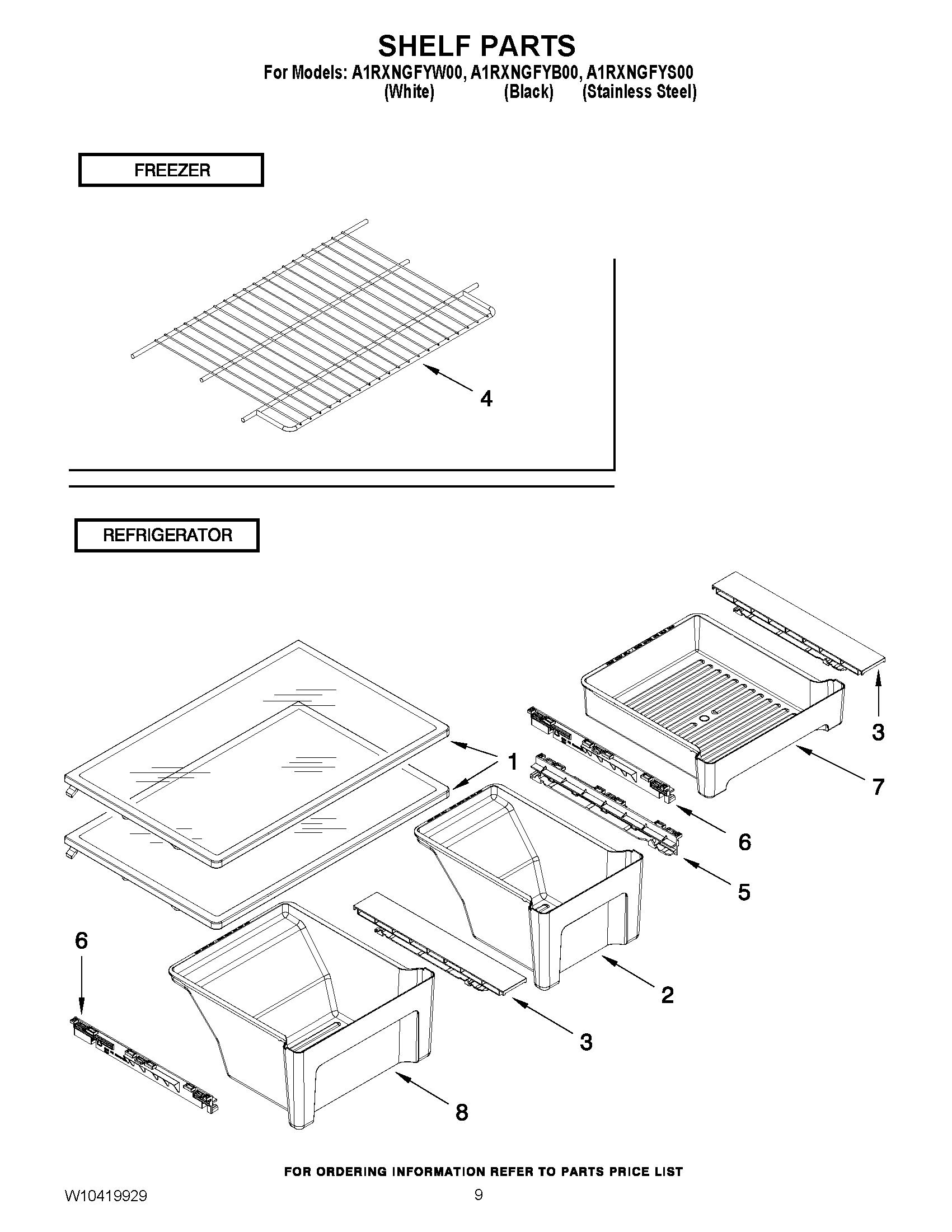 05 - SHELF PARTS