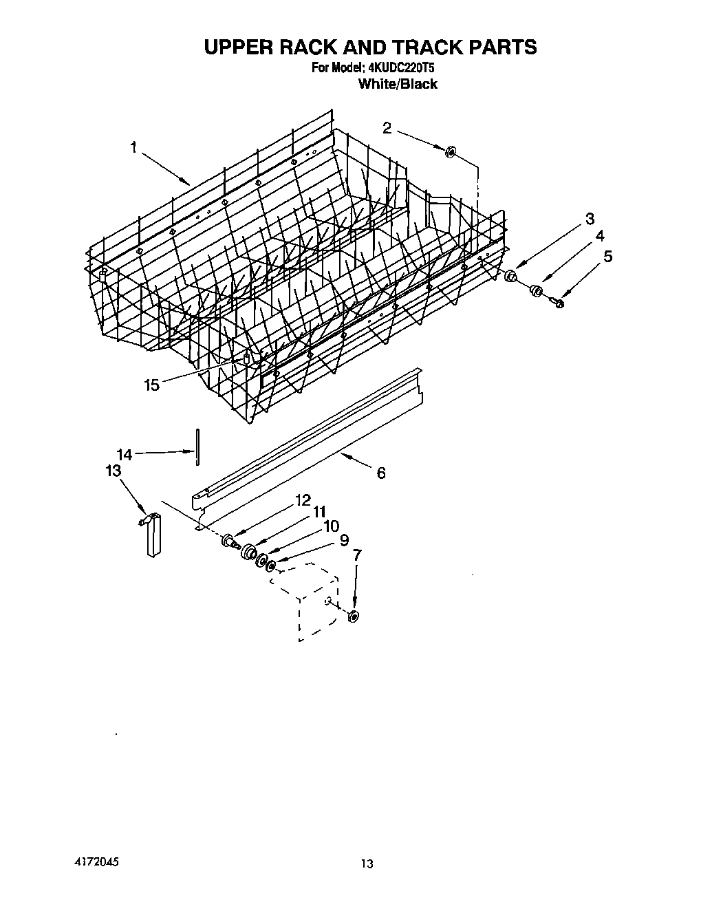 10 - UPPER RACK AND TRACK