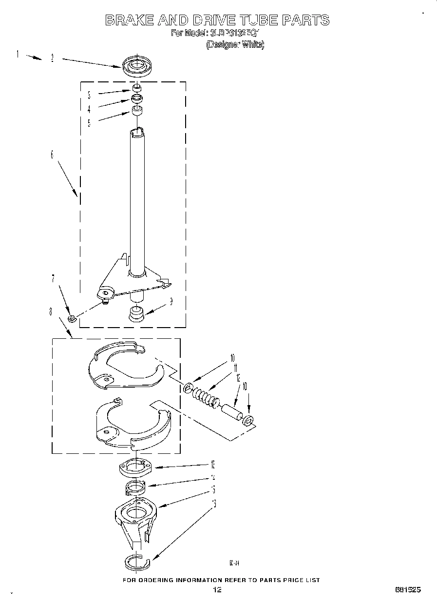 08 - BRAKE AND DRIVE TUBE