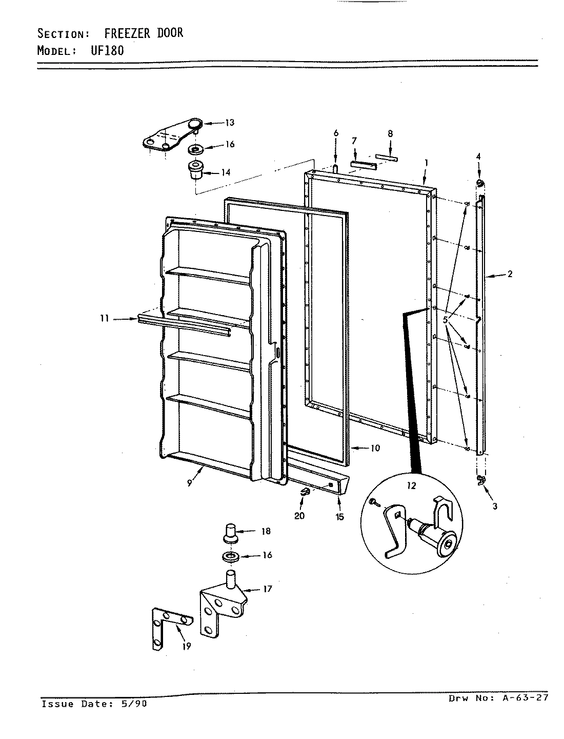 02 - FREEZER DOOR