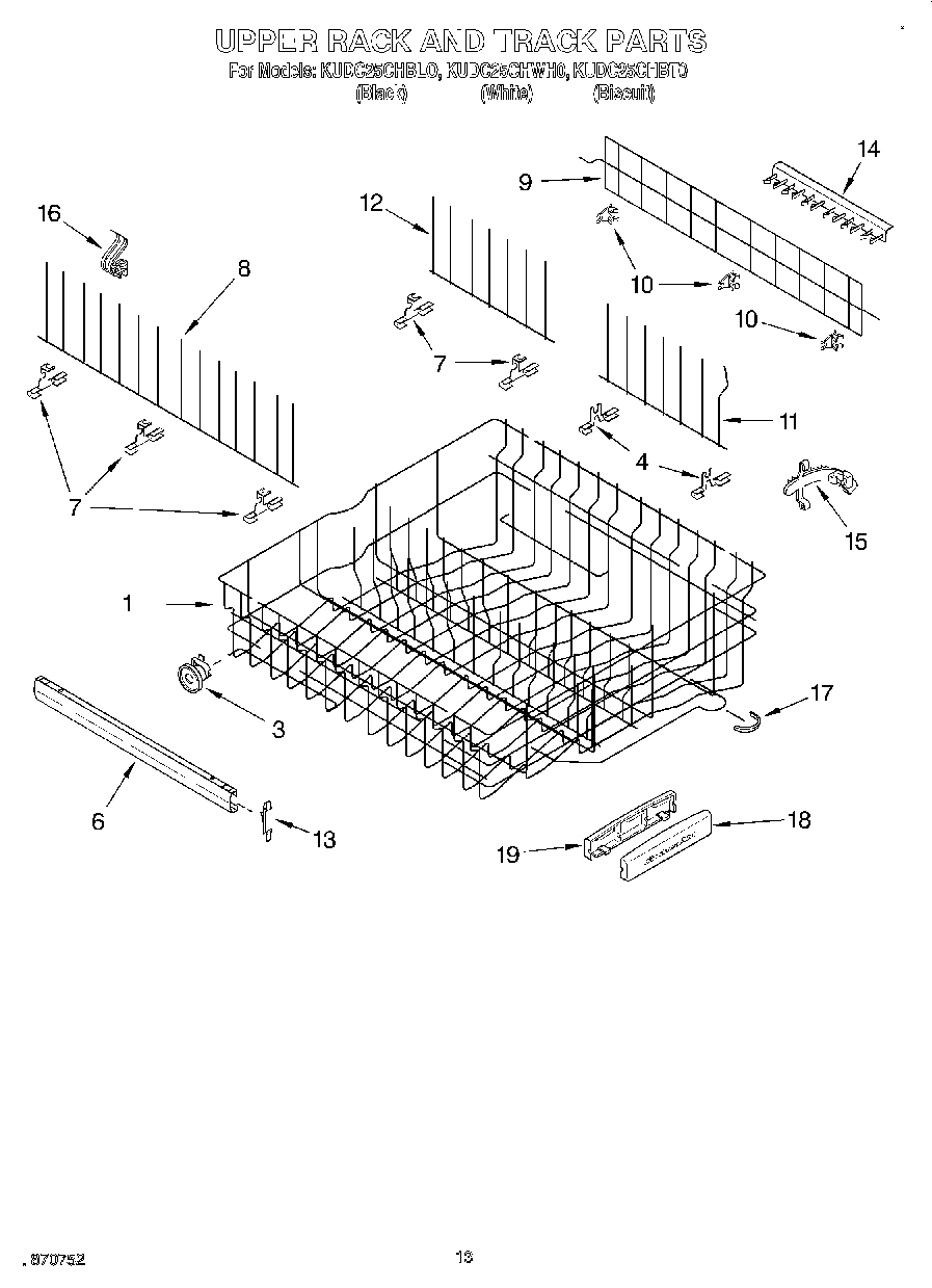 10 - UPPER RACK AND TRACK