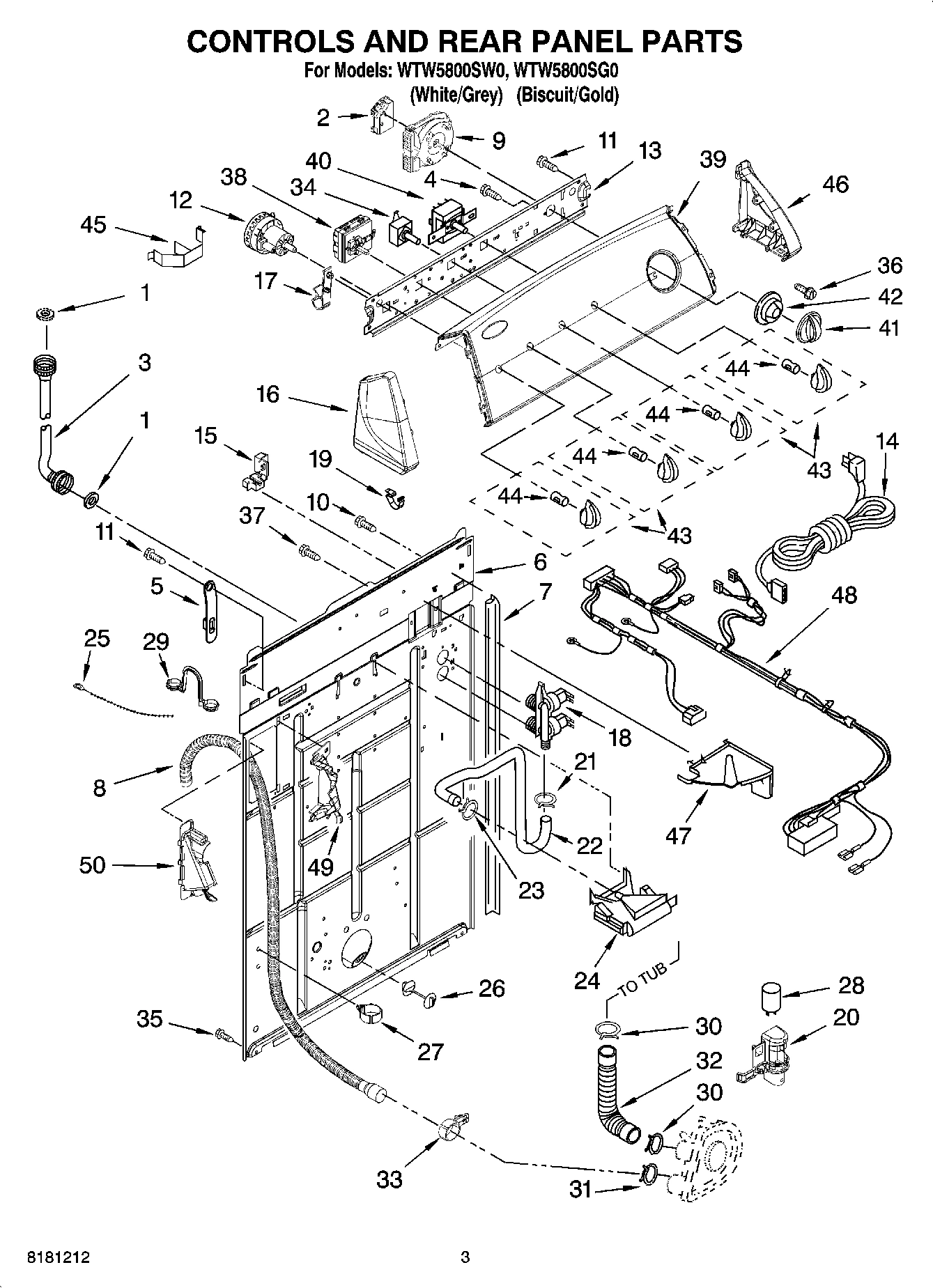 02 - CONTROLS AND REAR PANEL PARTS