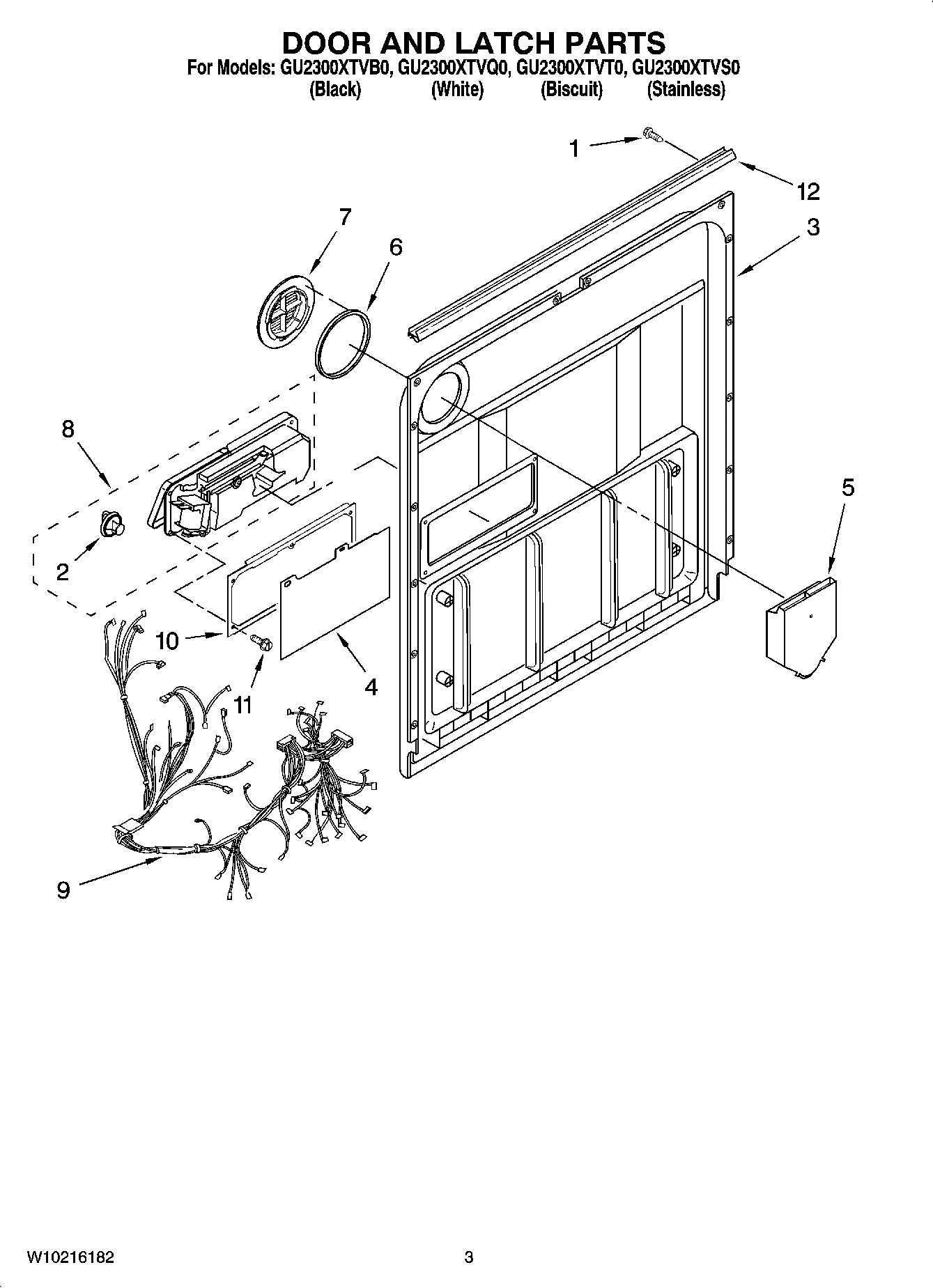 03 - DOOR AND LATCH PARTS