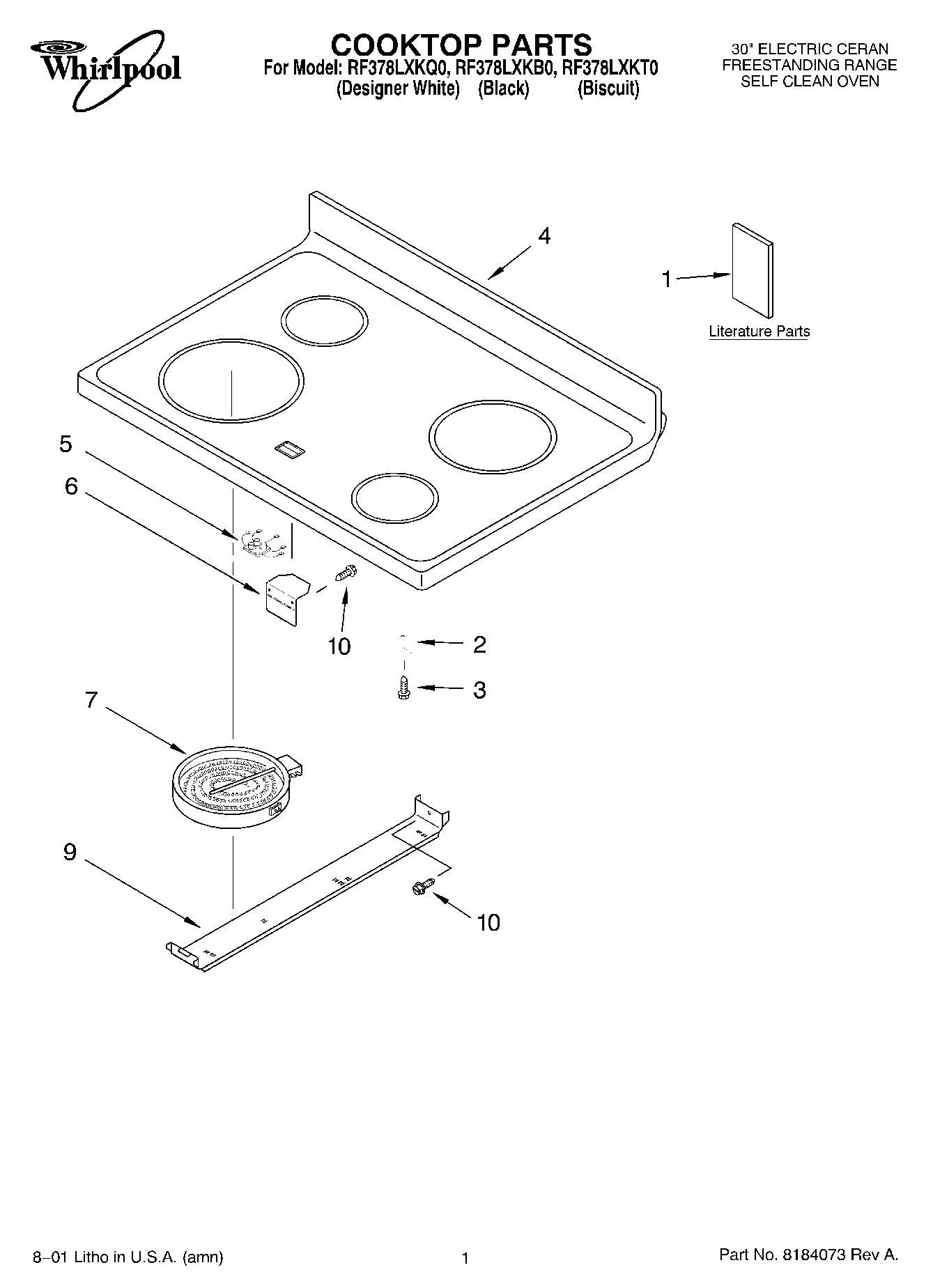 01 - COOKTOP, LITERATURE
