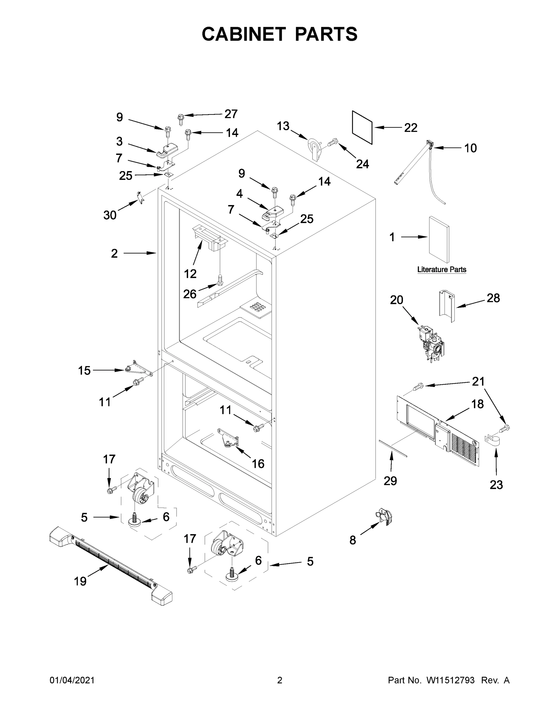 02 - CABINET PARTS