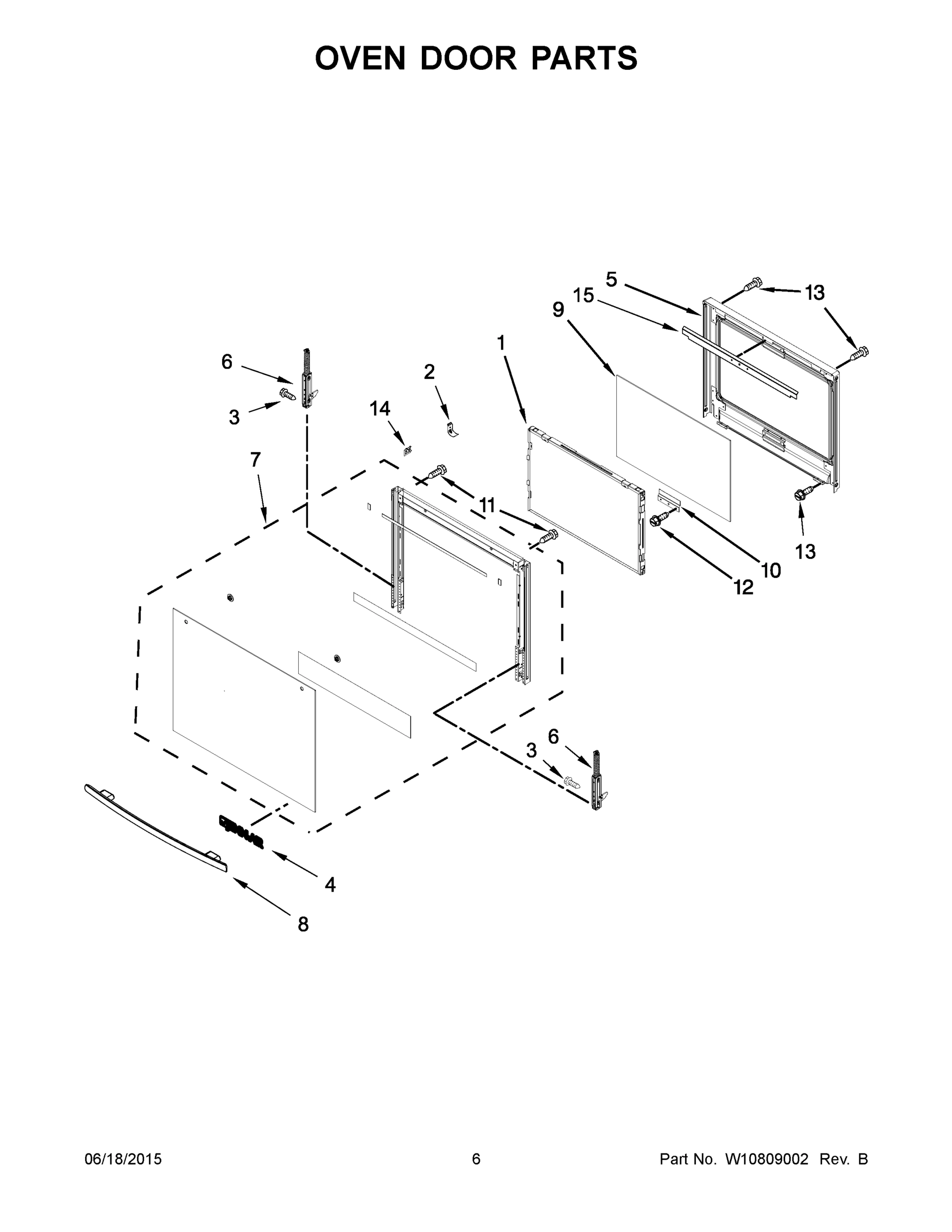 04 - OVEN DOOR PARTS