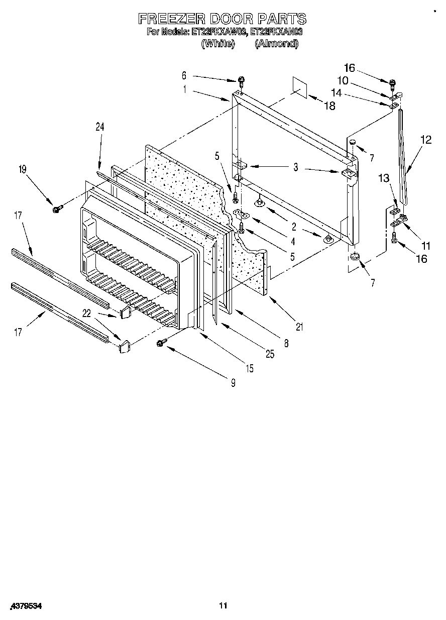 07 - FREEZER DOOR, LIT/OPTIONAL