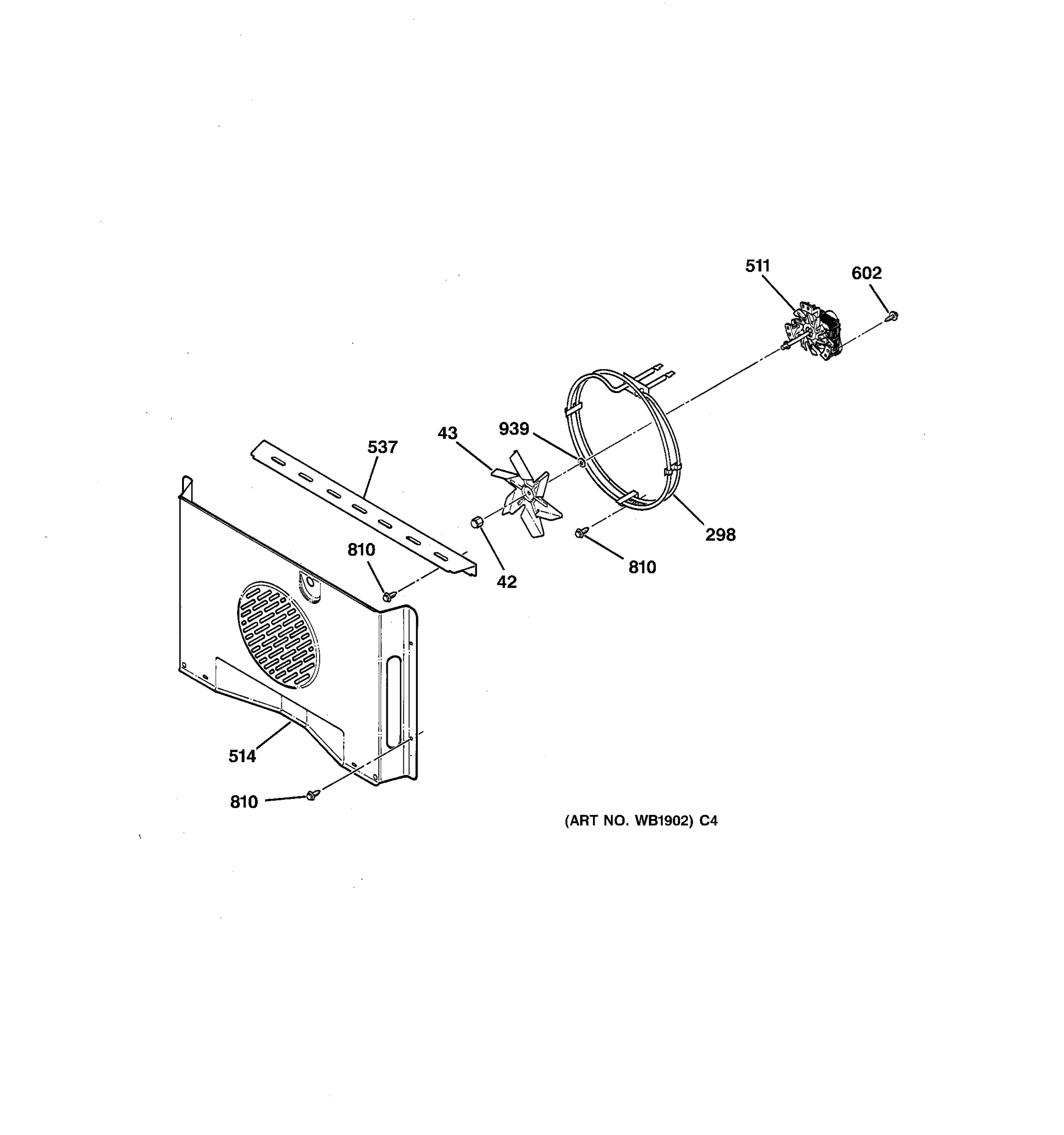 CONVECTION BLOWER SECTION