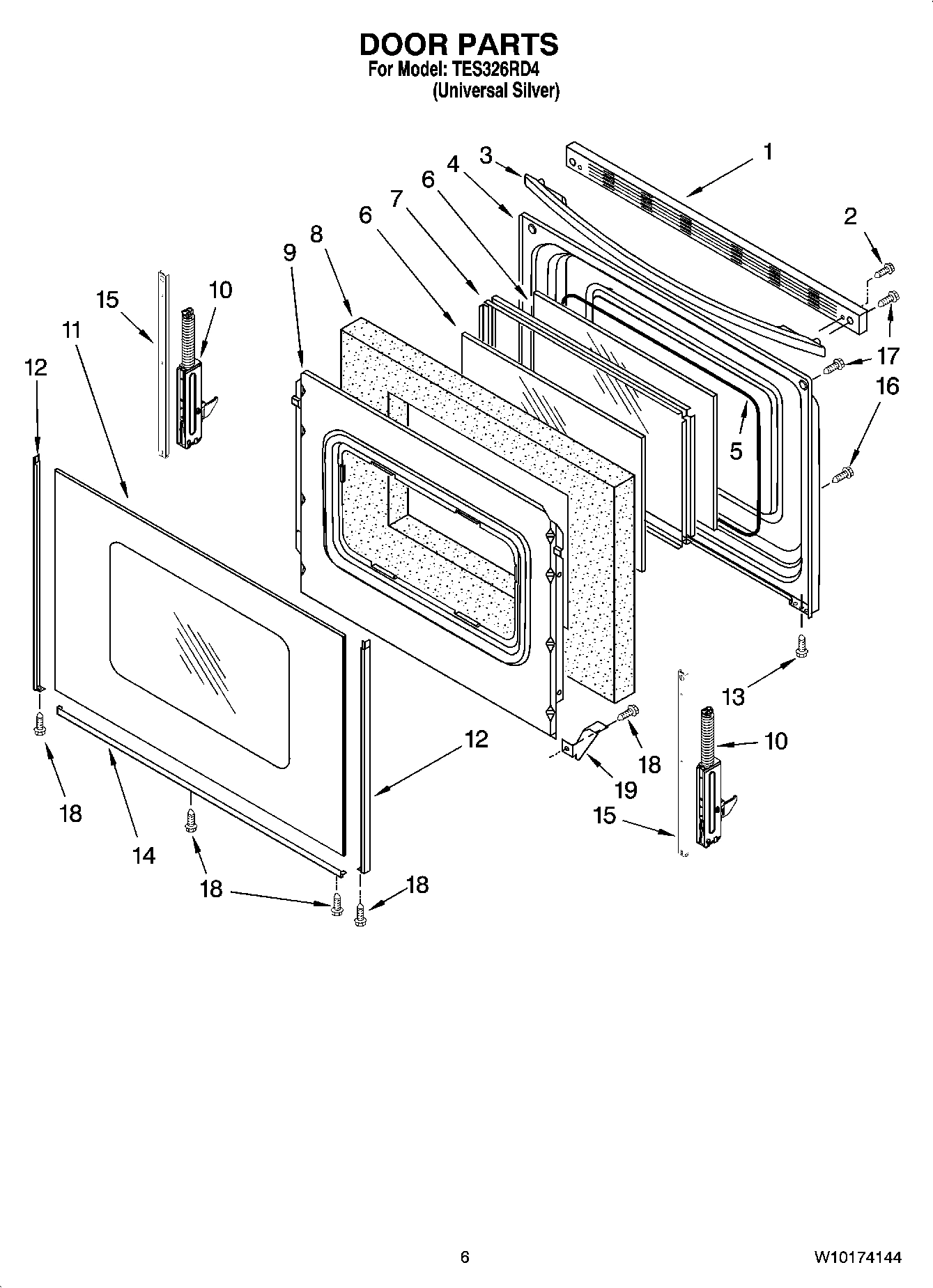 05 - DOOR PARTS, OPTIONAL PARTS (NOT INCLUDED)