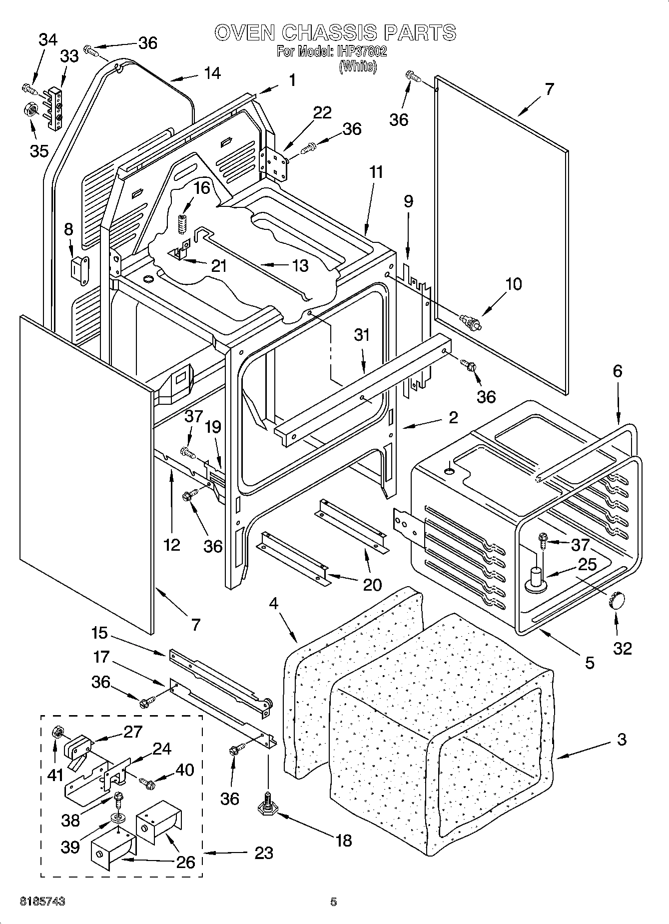 04 - OVEN CHASSIS PARTS