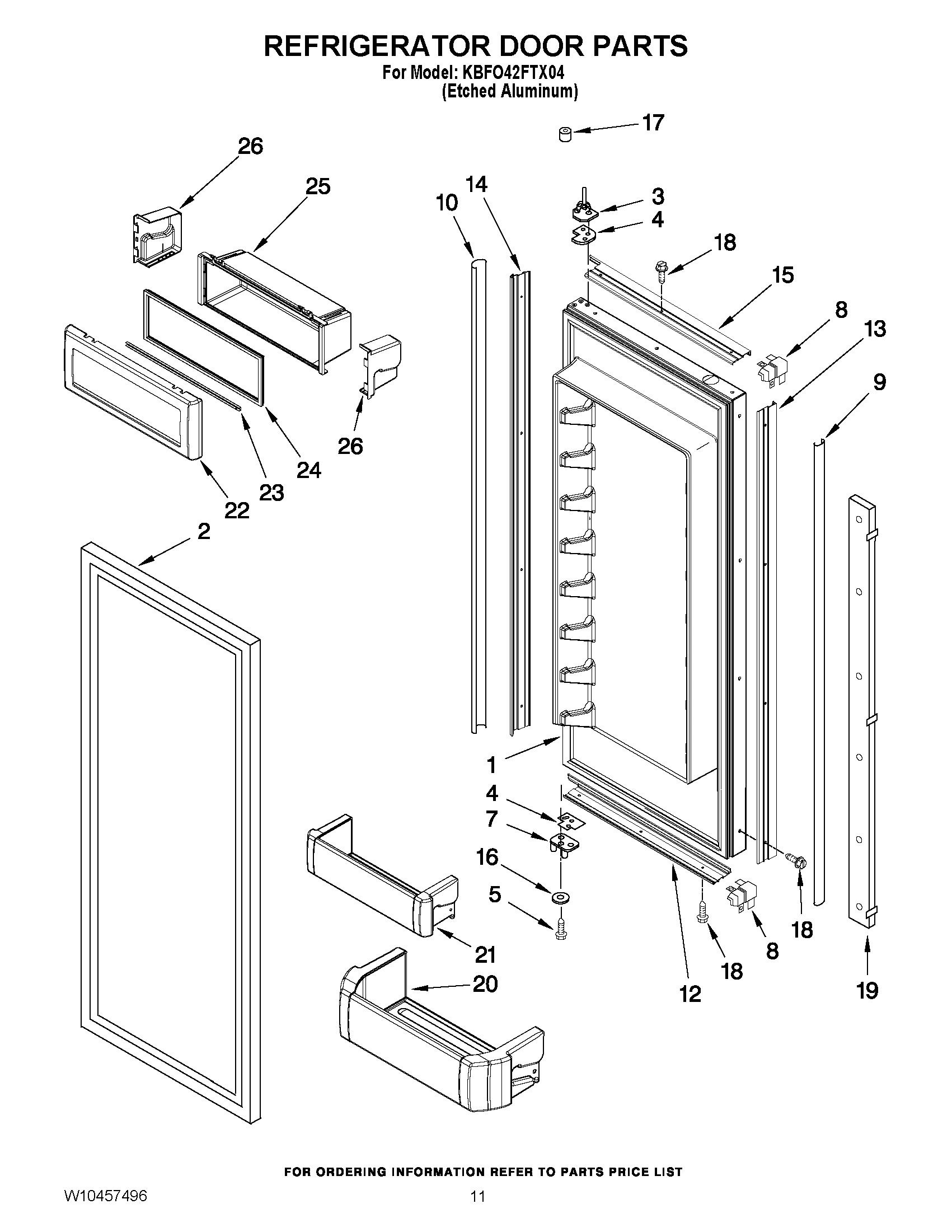 07 - REFRIGERATOR DOOR PARTS
