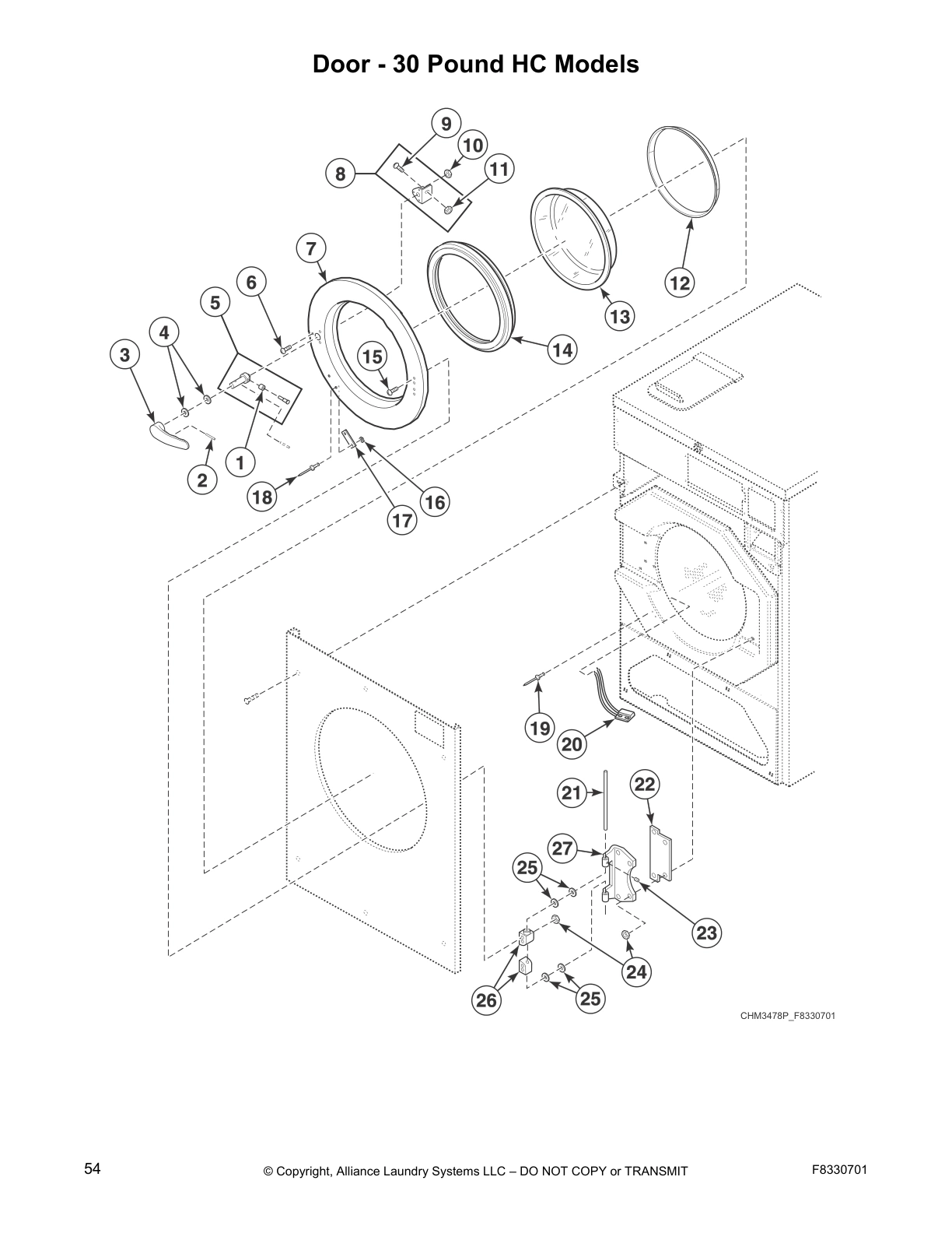 Door - 30 Pound HC Models
