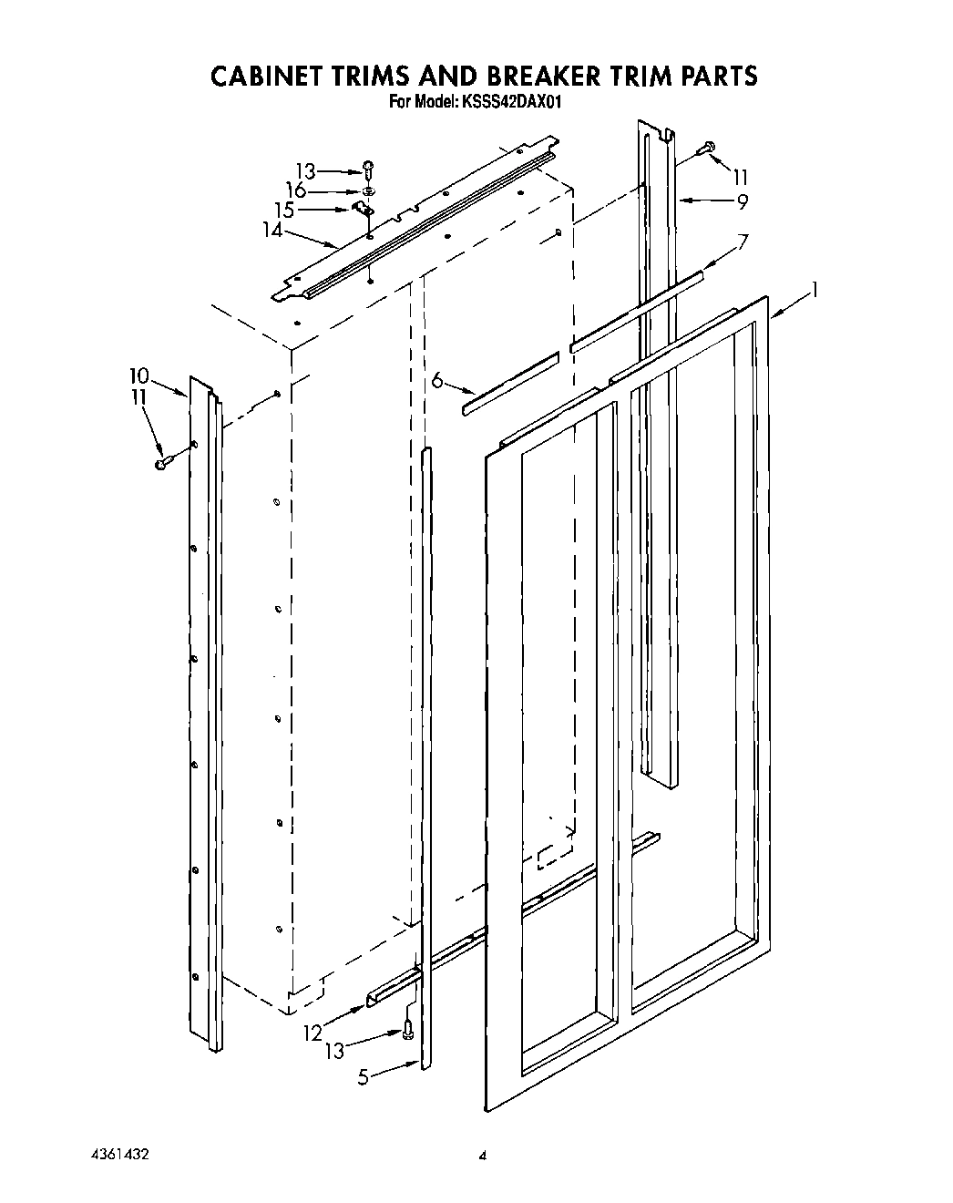 02 - CABINET TRIMS AND BREAKER TRIM
