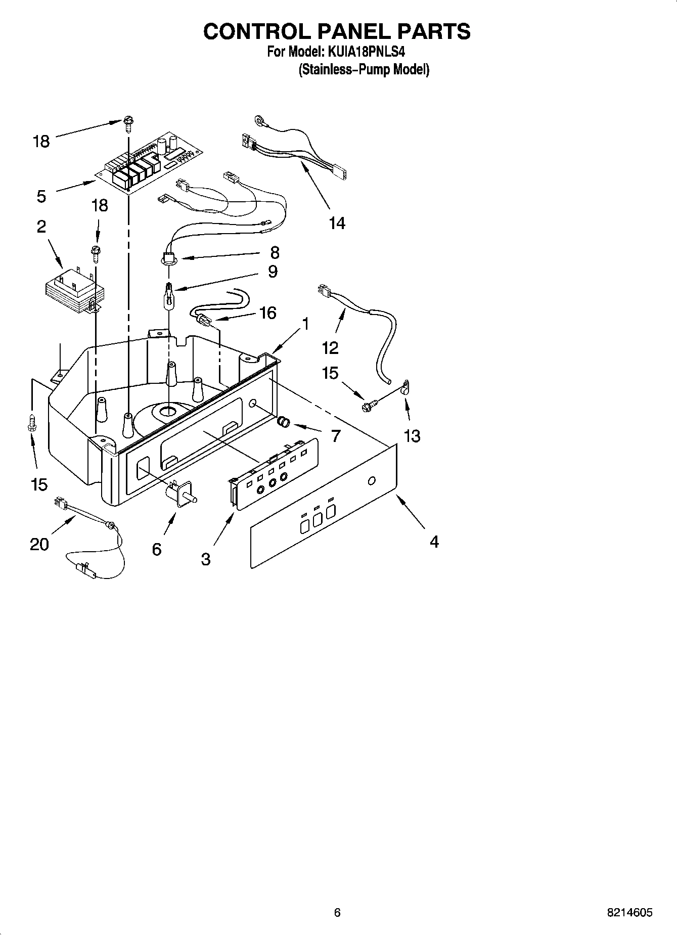 04 - CONTROL PANEL PARTS