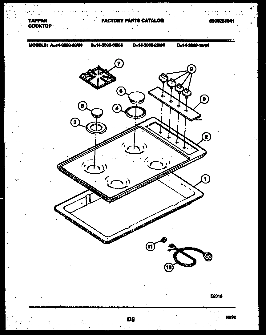 02 - COOKTOP PARTS