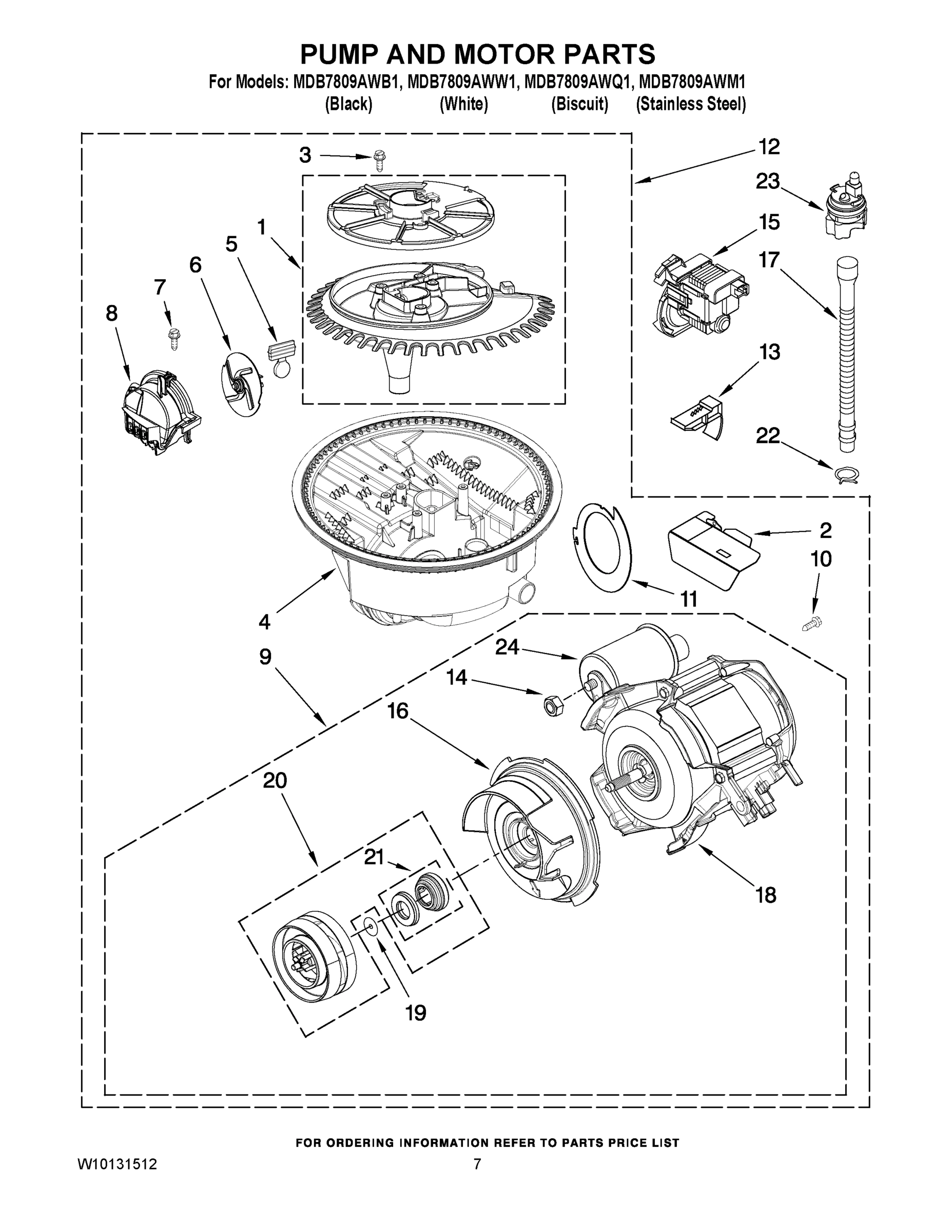 06 - PUMP AND MOTOR PARTS