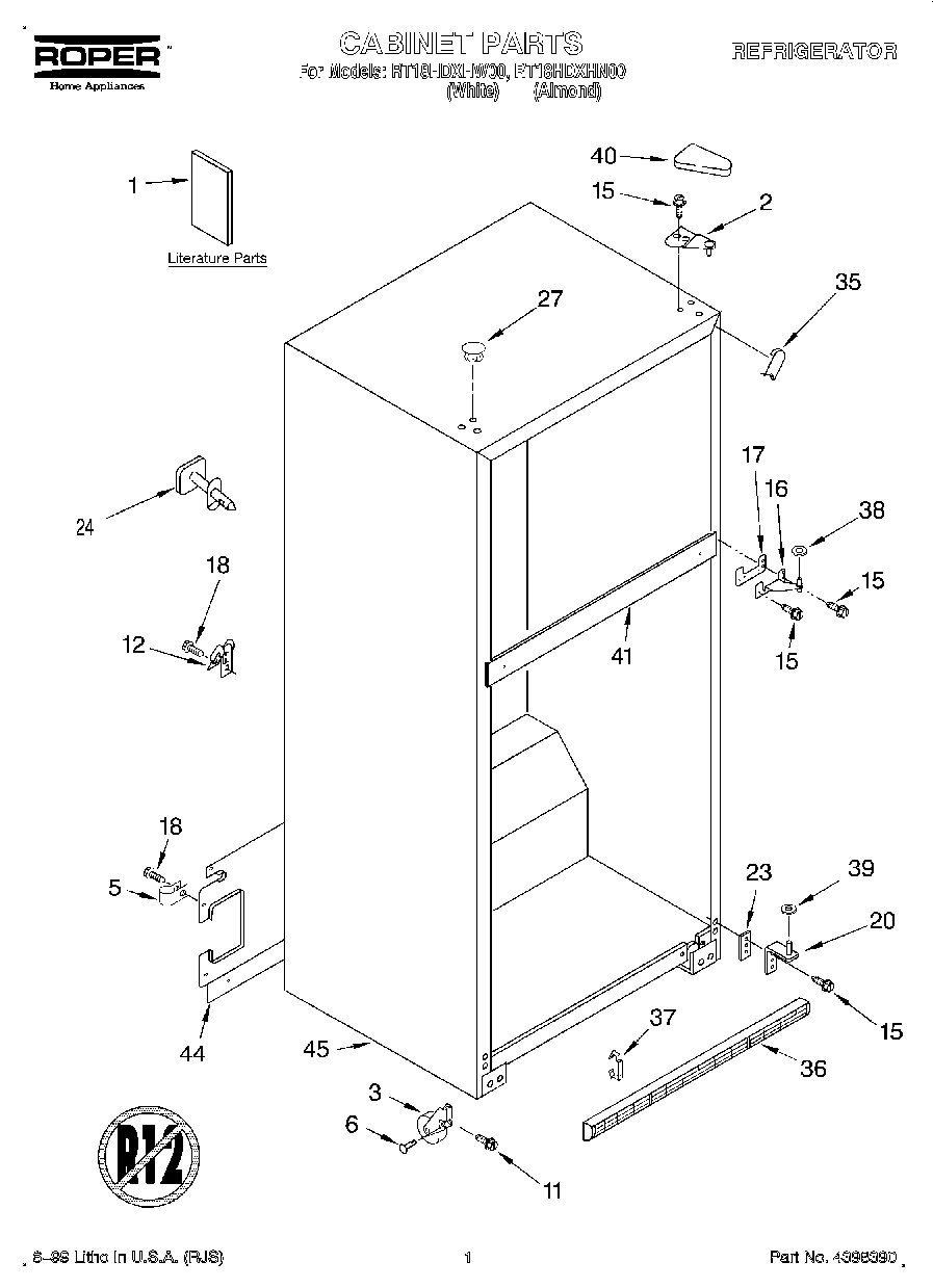 01 - CABINET, LITERATURE