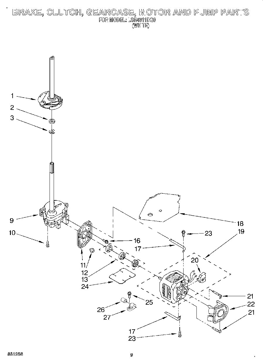 07 - BRAKE, CLUTCH, GEARCASE, MOTOR AND PUMP