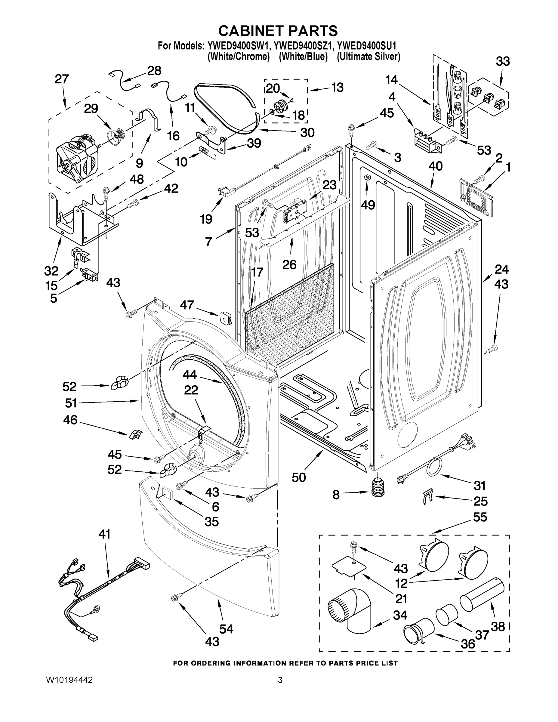 02 - CABINET PARTS