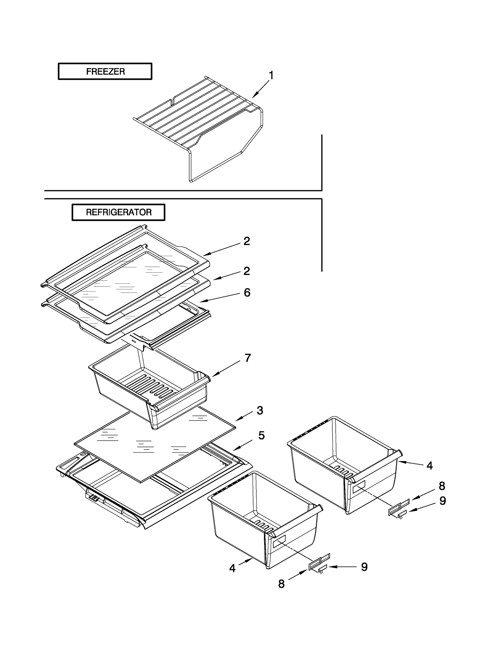 SHELF PARTS