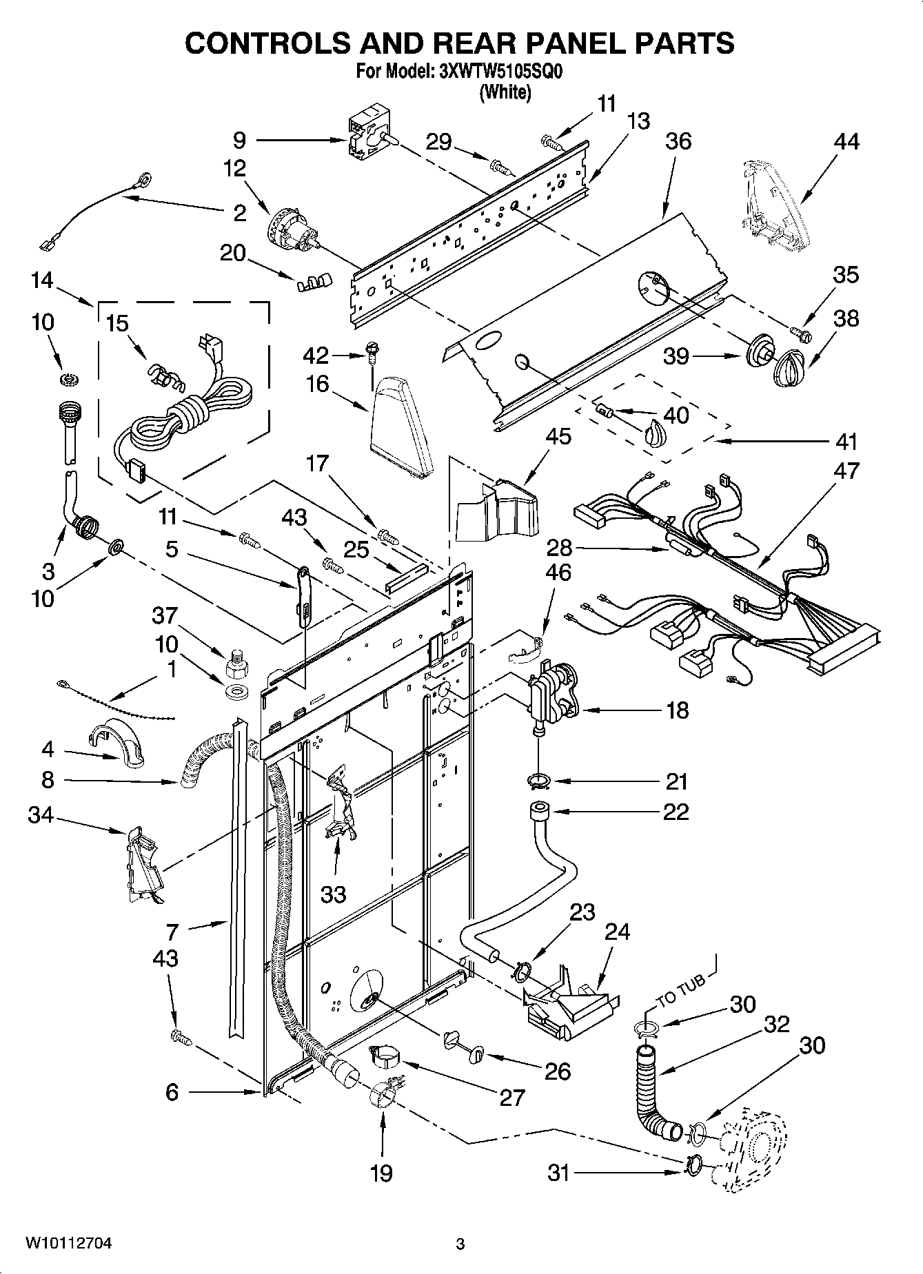 02 - CONTROLS AND REAR PANEL PARTS