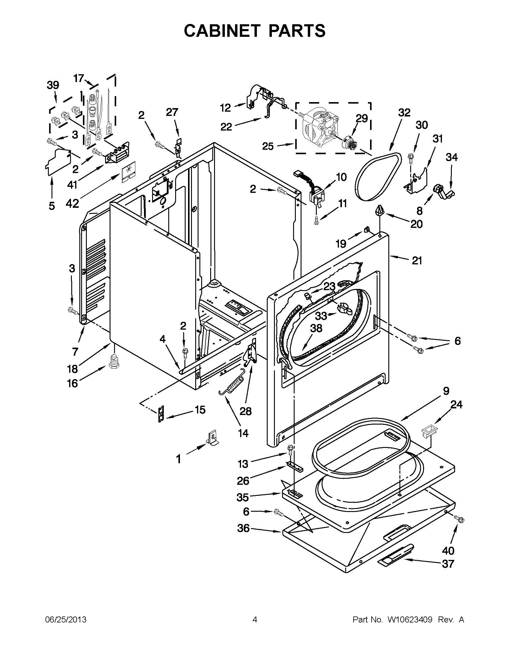 02 - CABINET PARTS