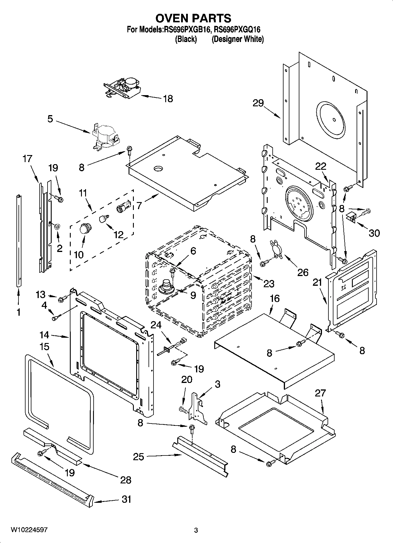 02 - OVEN PARTS