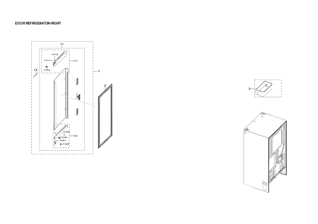 Right Refrigerator Door
