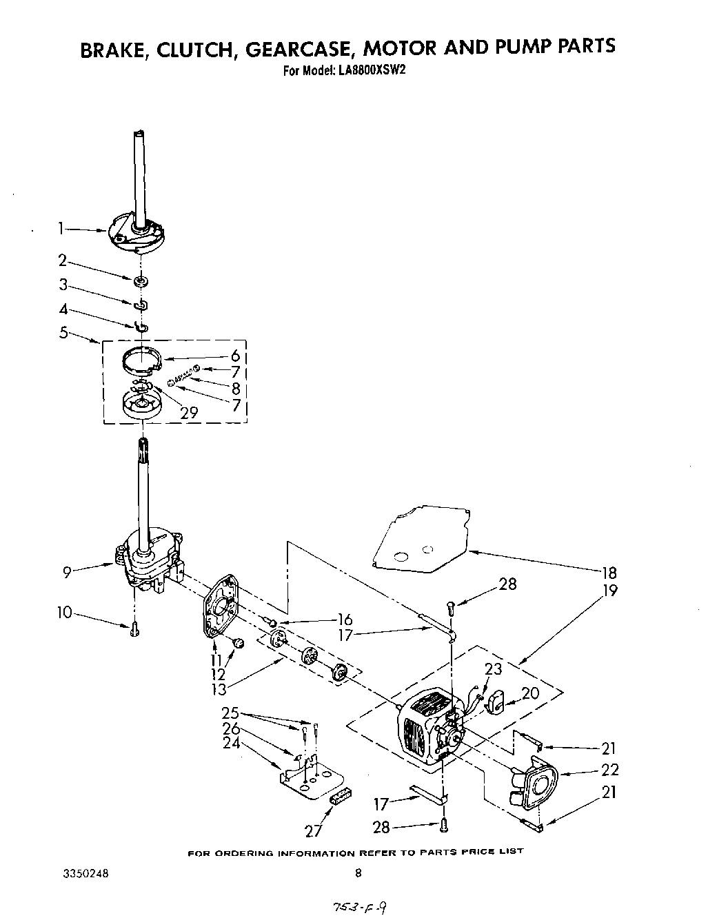06 - BRAKE, CLUTCH, GEARCASE, MOTOR AND PUMP