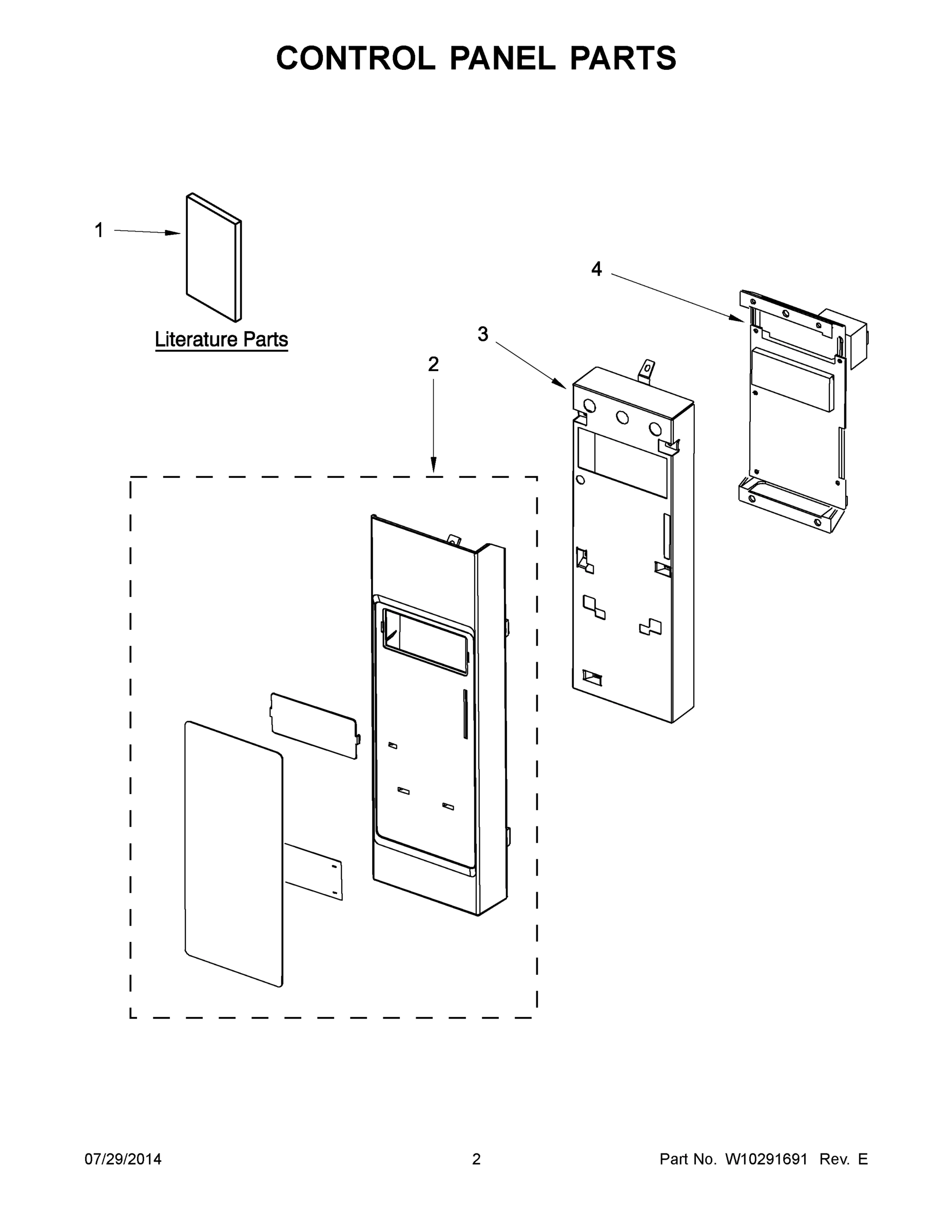02 - CONTROL PANEL PARTS