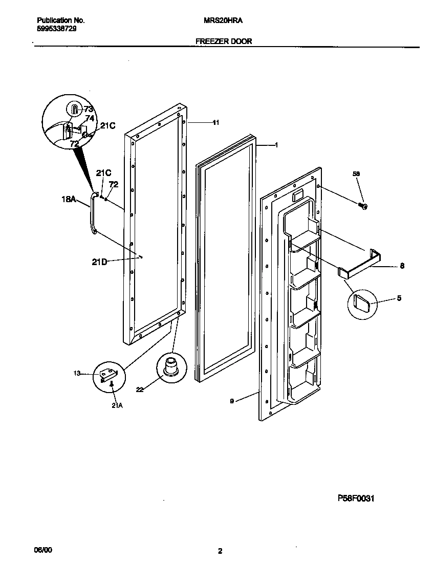 02 - FREEZER DOOR