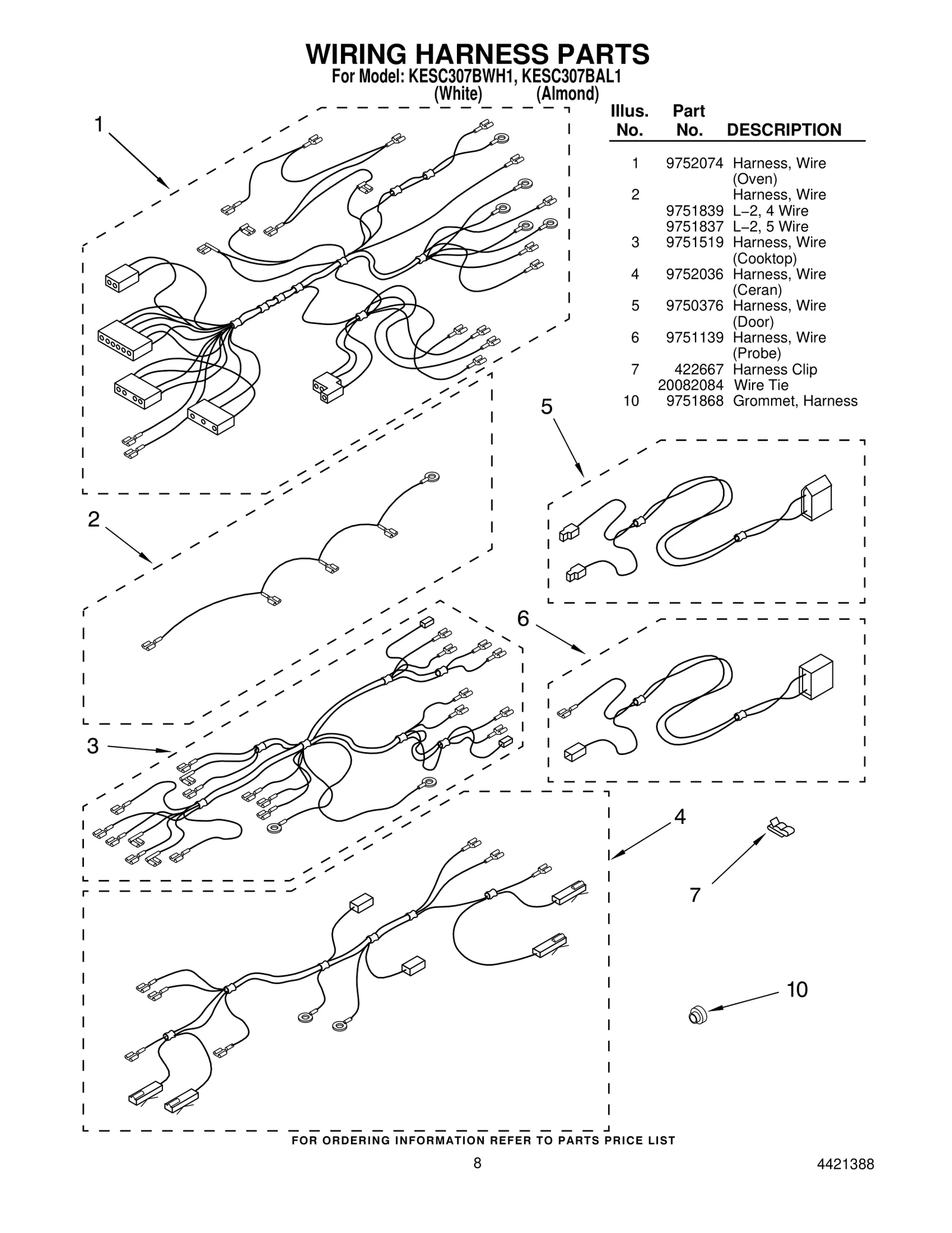 WIRING HARNESS PARTS