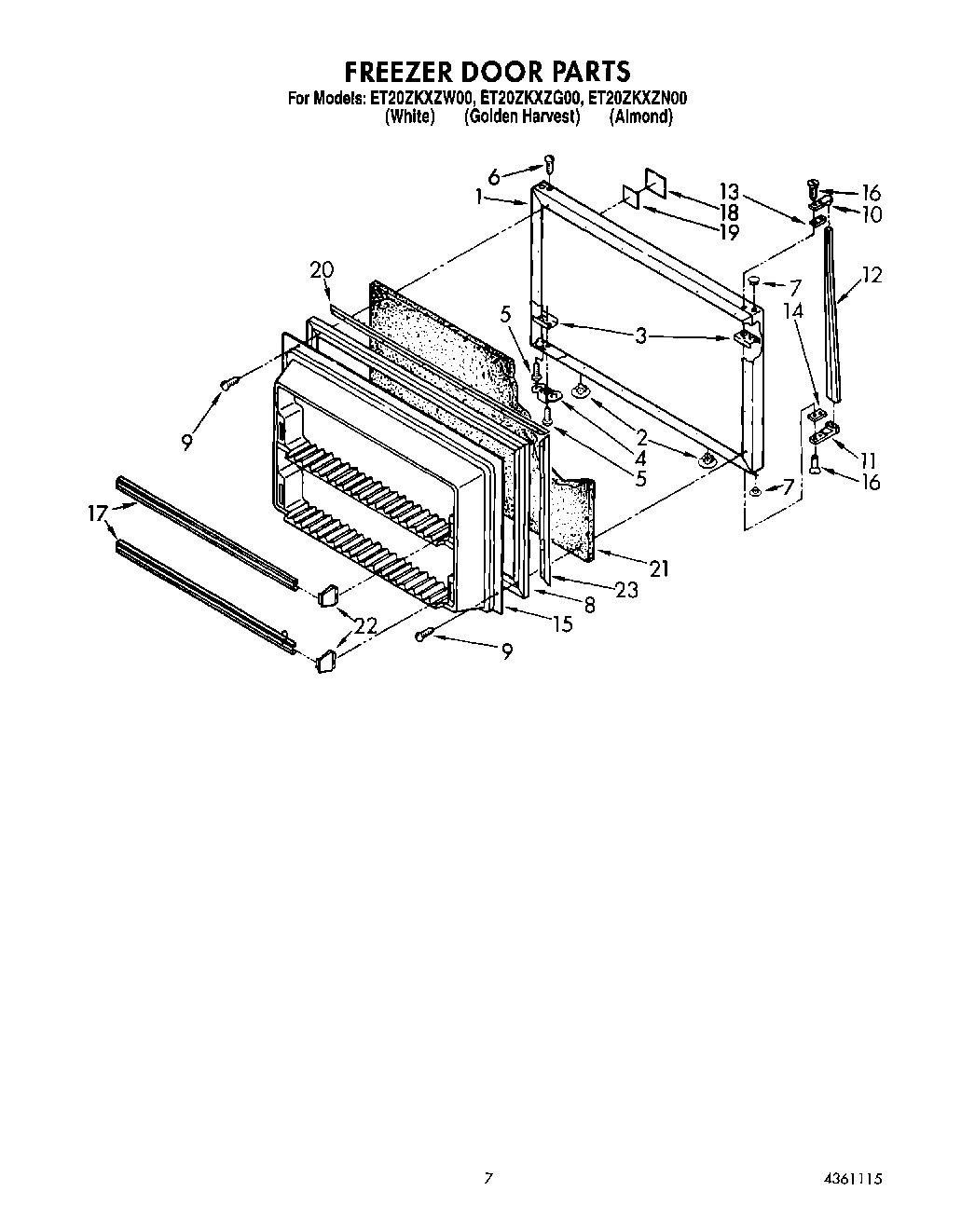 05 - FREEZER DOOR