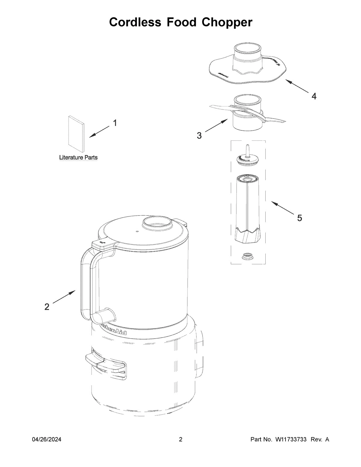 02 - CORDLESS FOOD CHOPPER