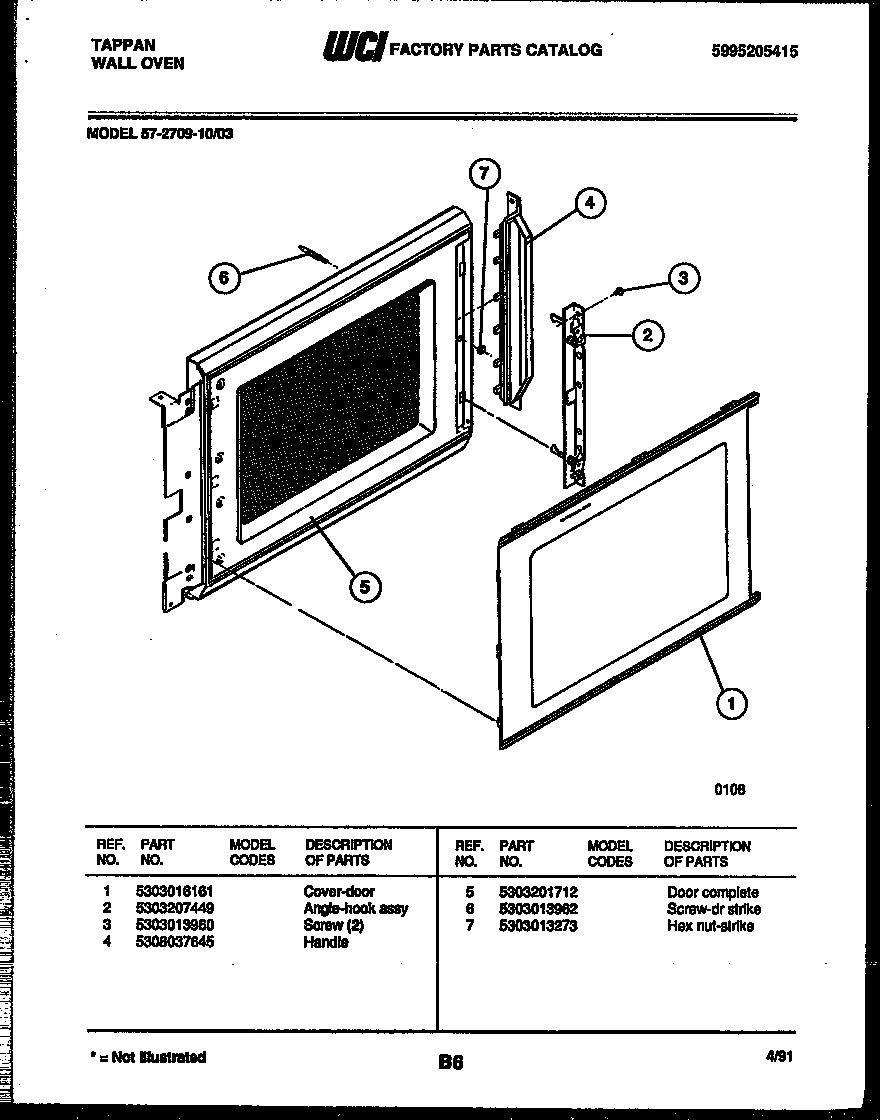 05 - UPPER OVEN DOOR PARTS