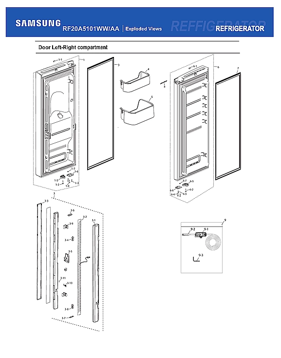 Fridge Door Compartment